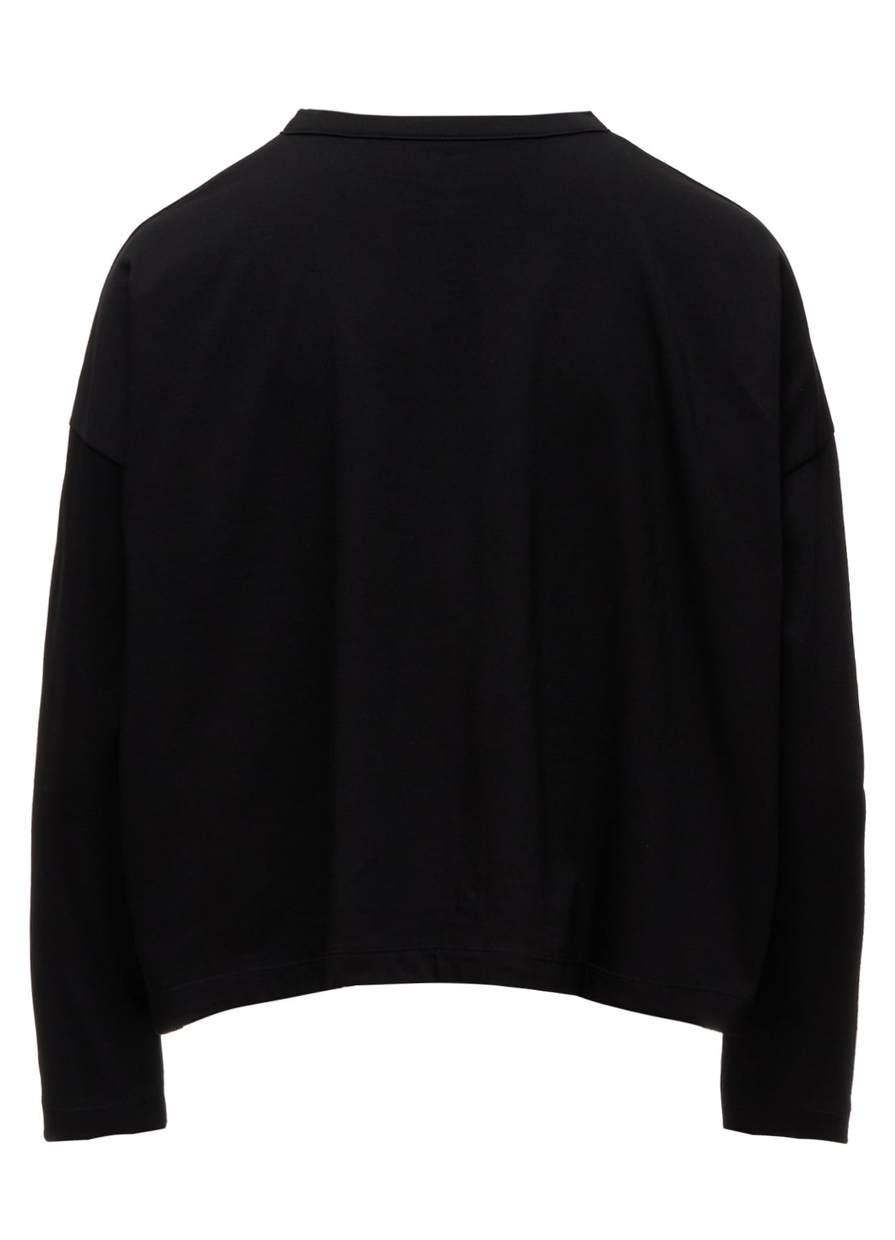 SUVIN JERSEY SHORT ROUND NECK CARDIGAN(S Black): Y's｜THE SHOP