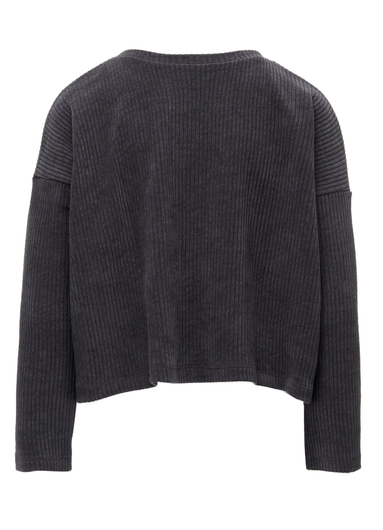 WIDE CORDUROY SHORT T-SHIRT