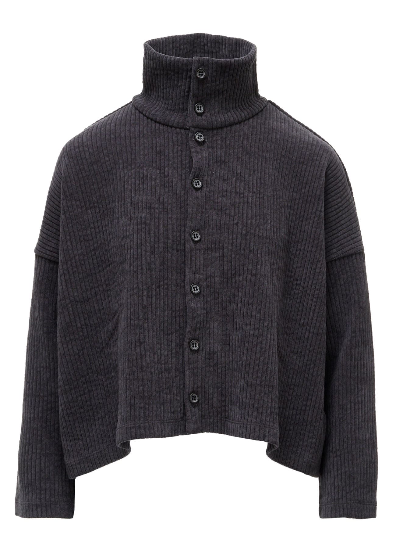 WIDE CORDUROY SHORT CARDIGAN