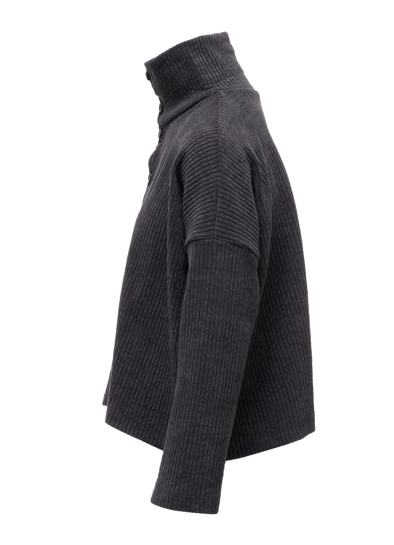 WIDE CORDUROY SHORT CARDIGAN