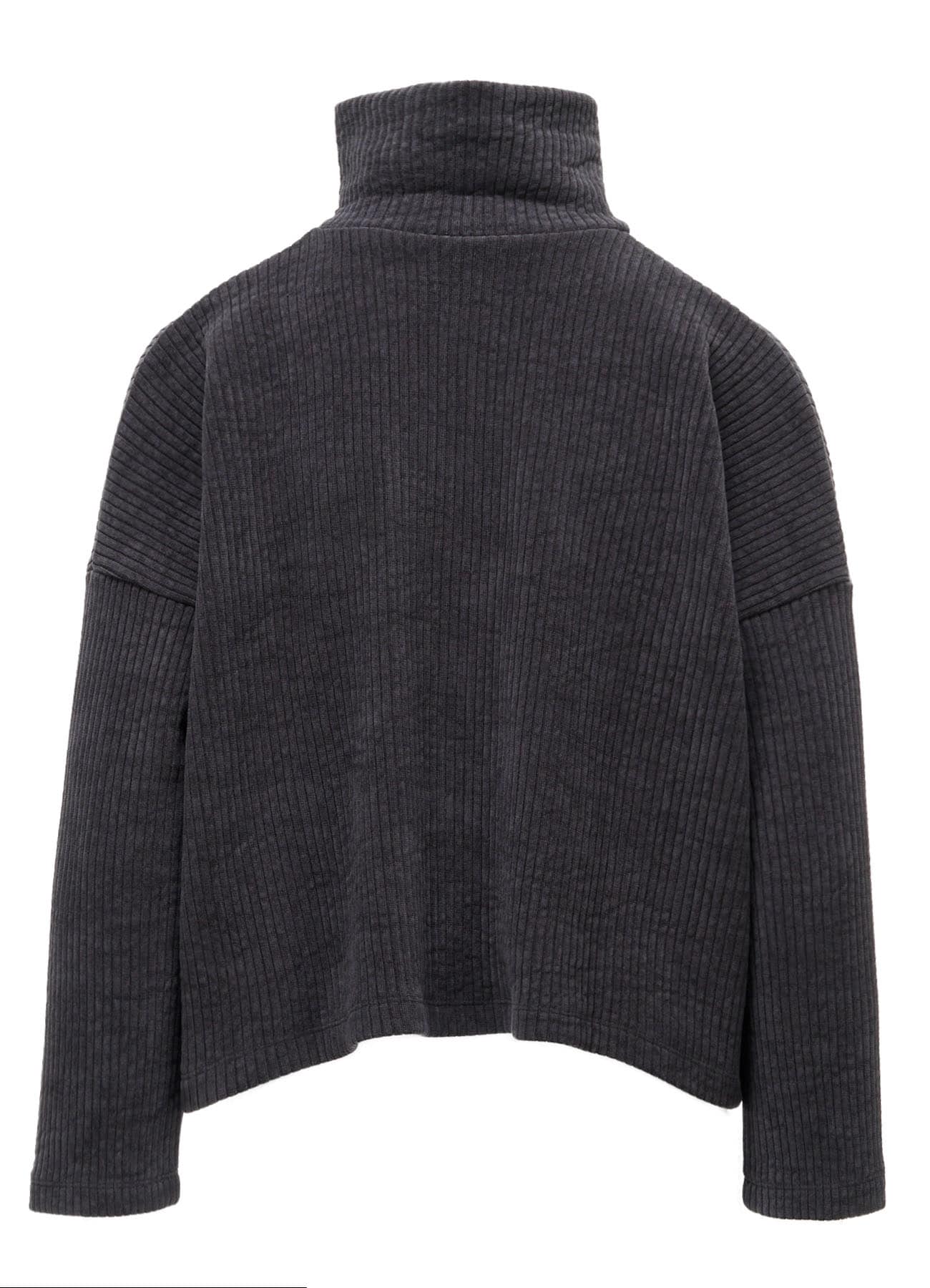 WIDE CORDUROY SHORT CARDIGAN