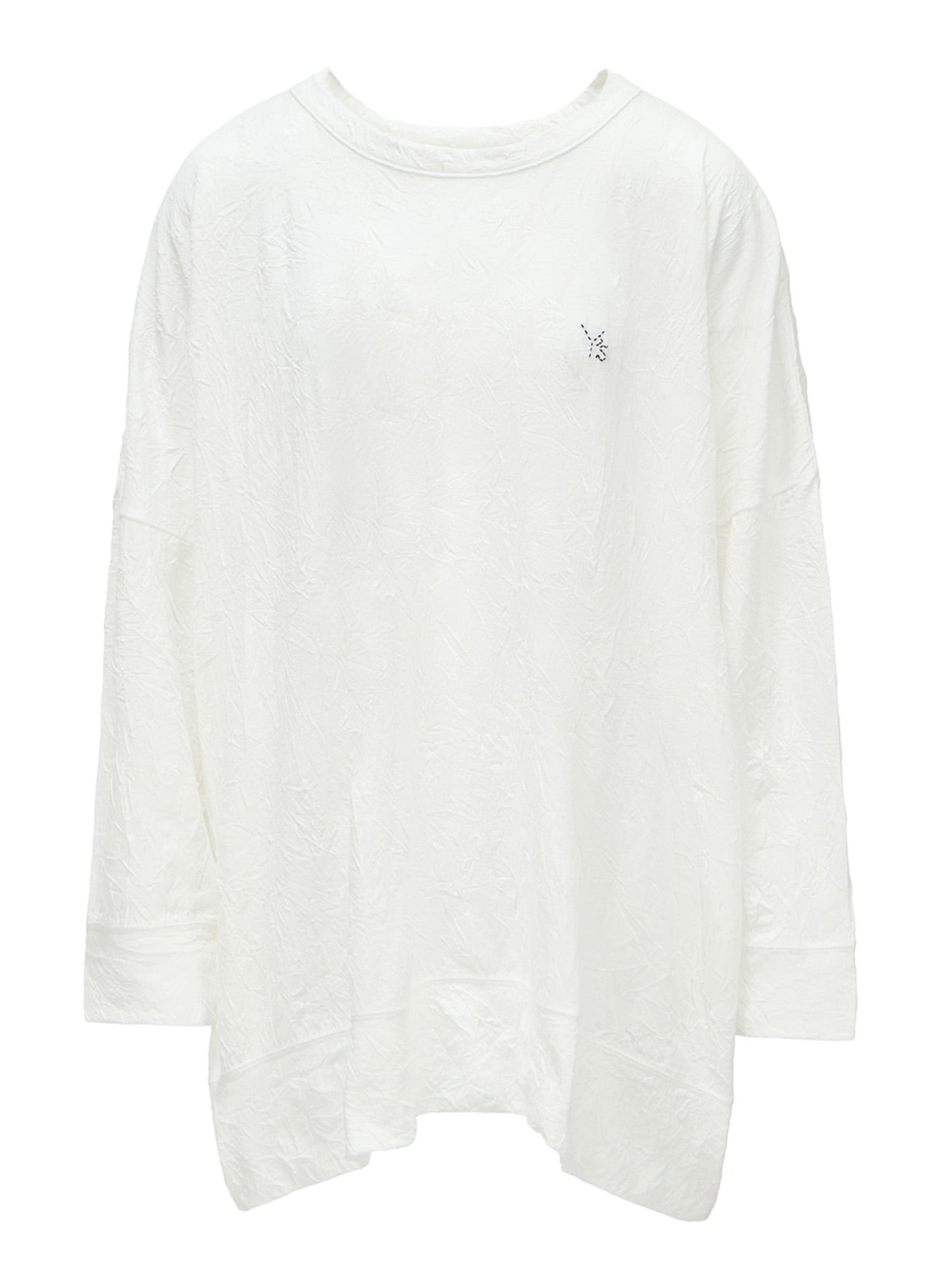 COTTON JERSEY Y'S STITCH OVERSIZED T-SHIRT