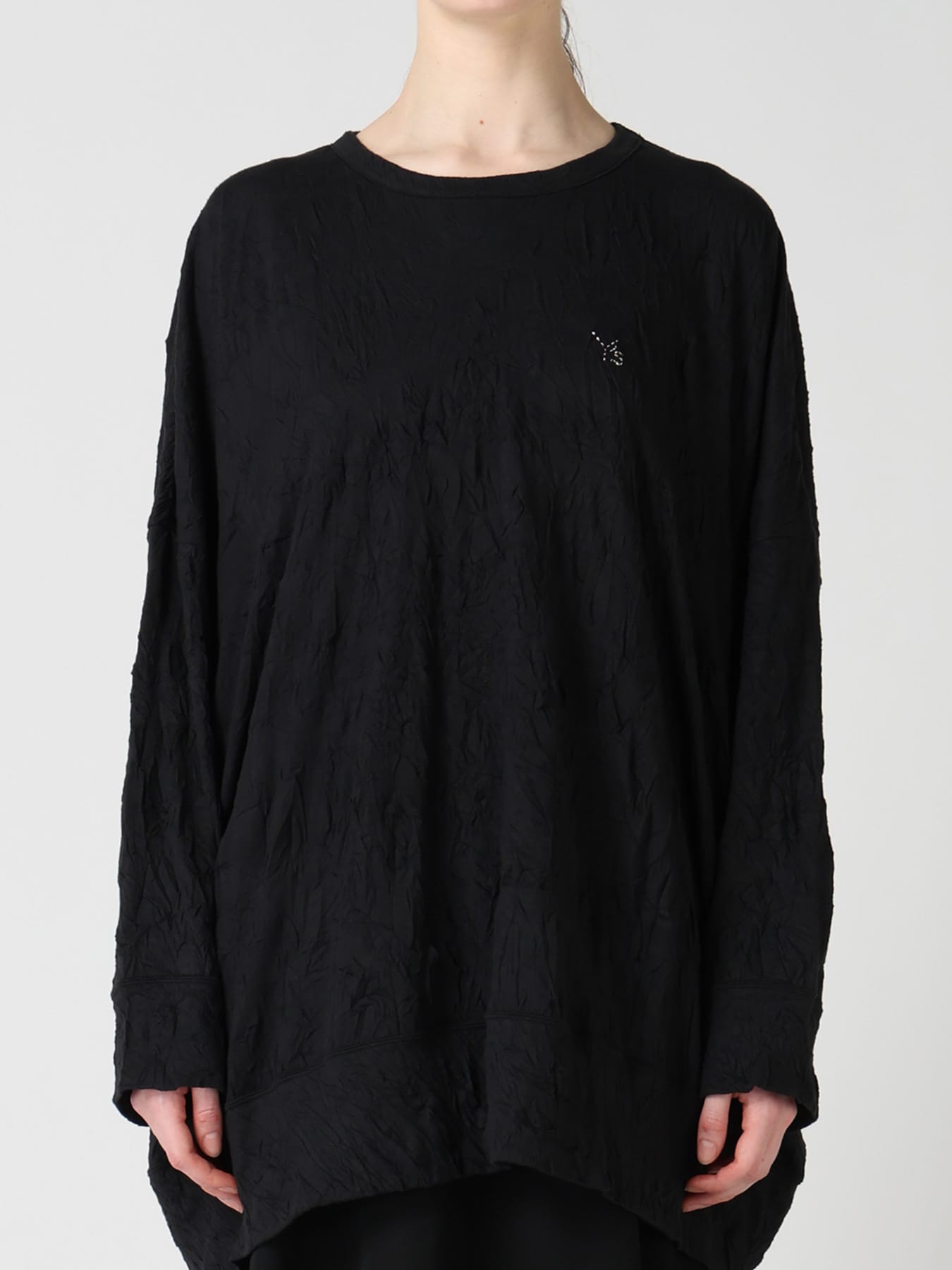 COTTON JERSEY Y'S STITCH OVERSIZED T-SHIRT