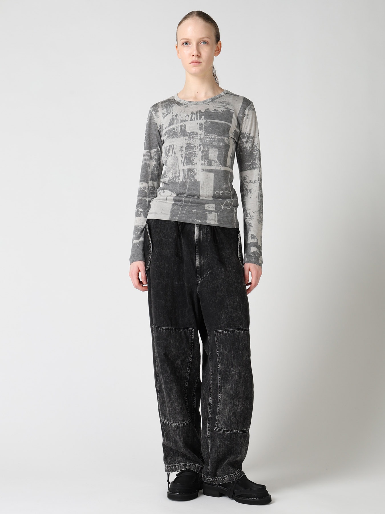 "DESOLATE CITY" JERSEY LONG SLEEVE T-SHIRT