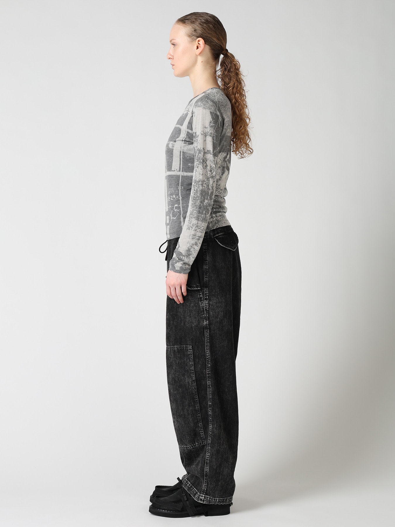 "DESOLATE CITY" JERSEY LONG SLEEVE T-SHIRT