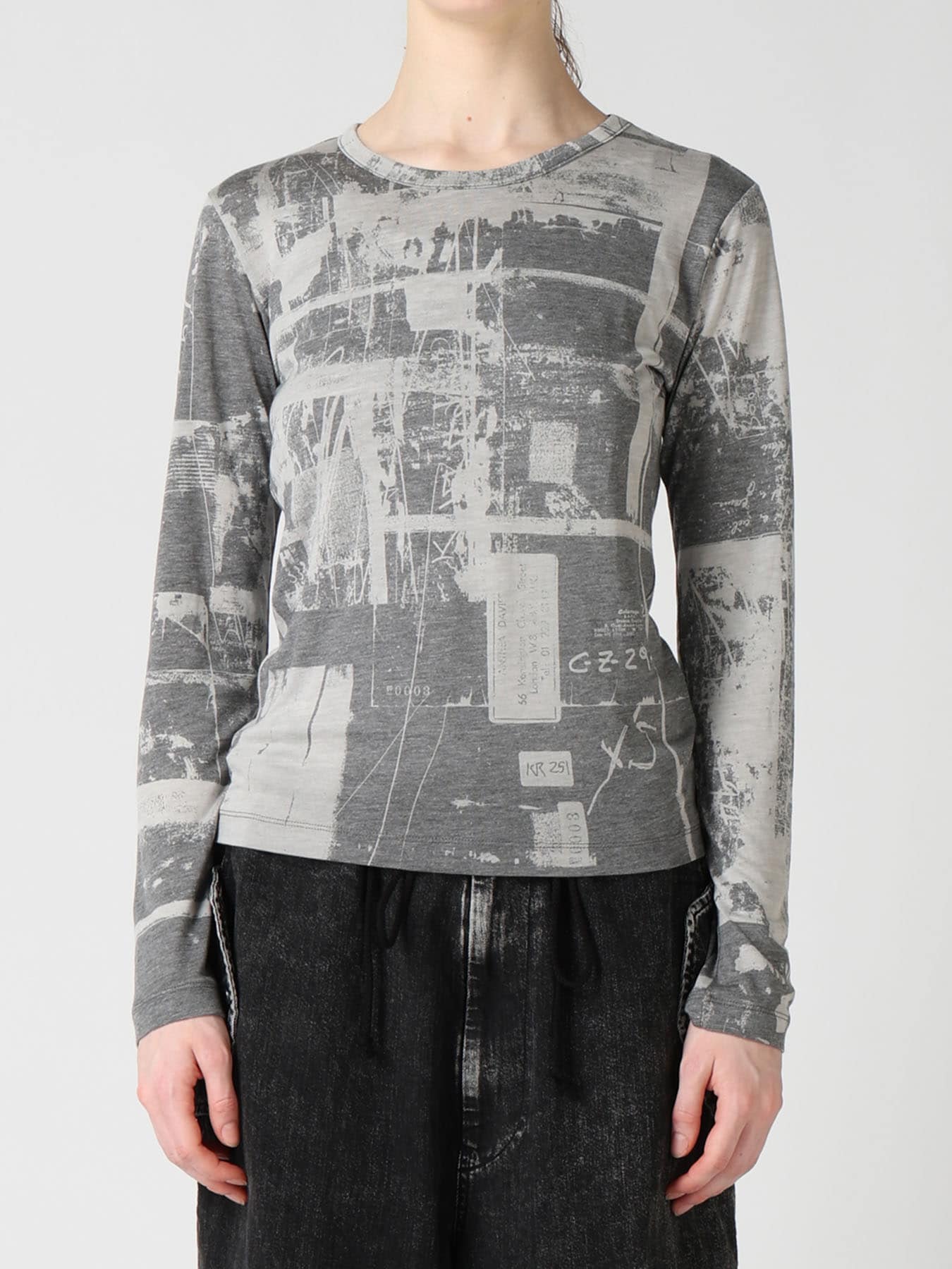 "DESOLATE CITY" JERSEY LONG SLEEVE T-SHIRT
