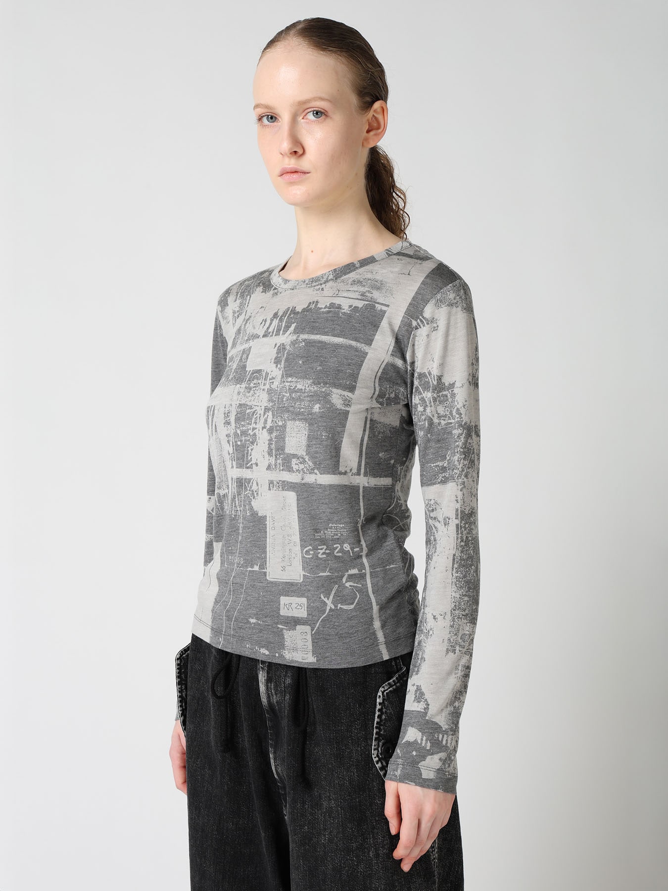 "DESOLATE CITY" JERSEY LONG SLEEVE T-SHIRT
