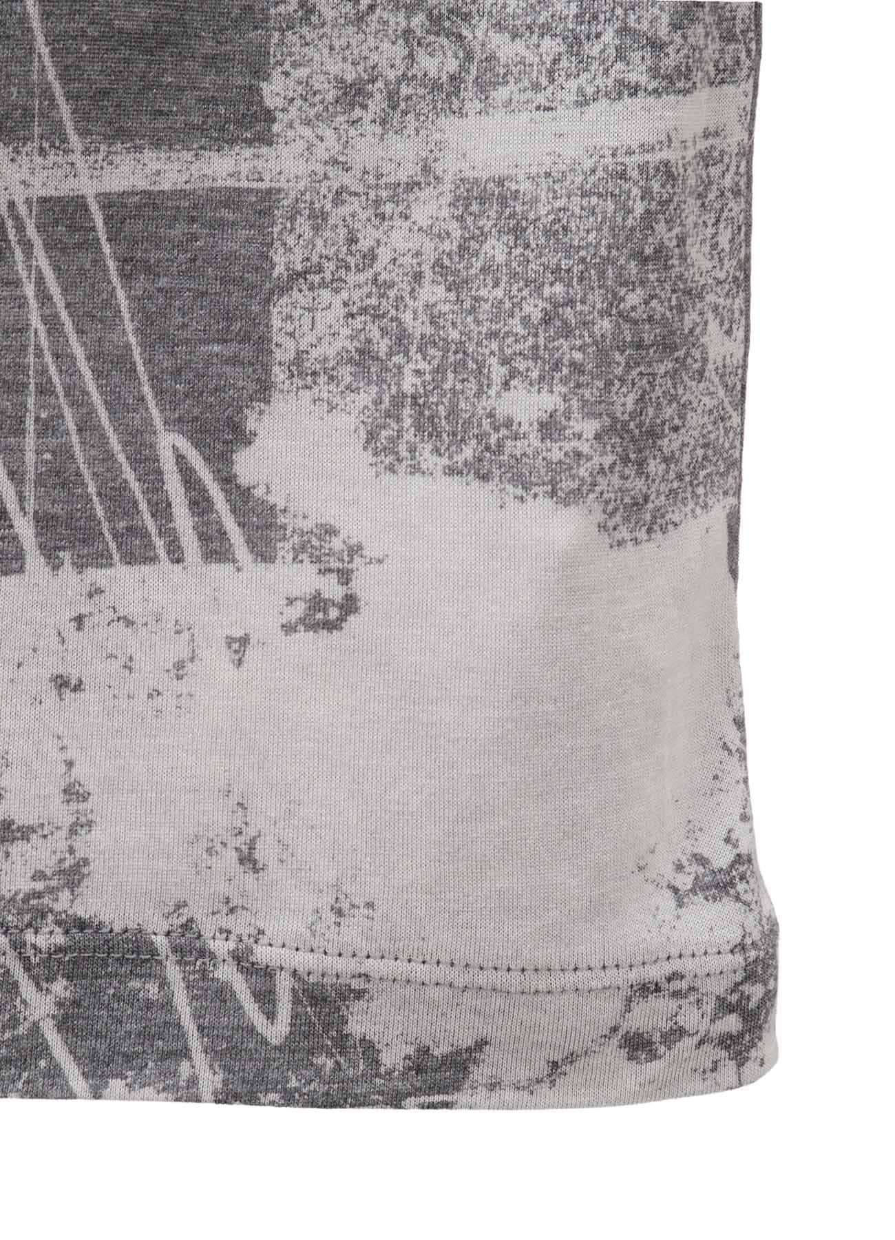 "DESOLATE CITY" JERSEY LONG SLEEVE HIGH NECK T-SHIRT