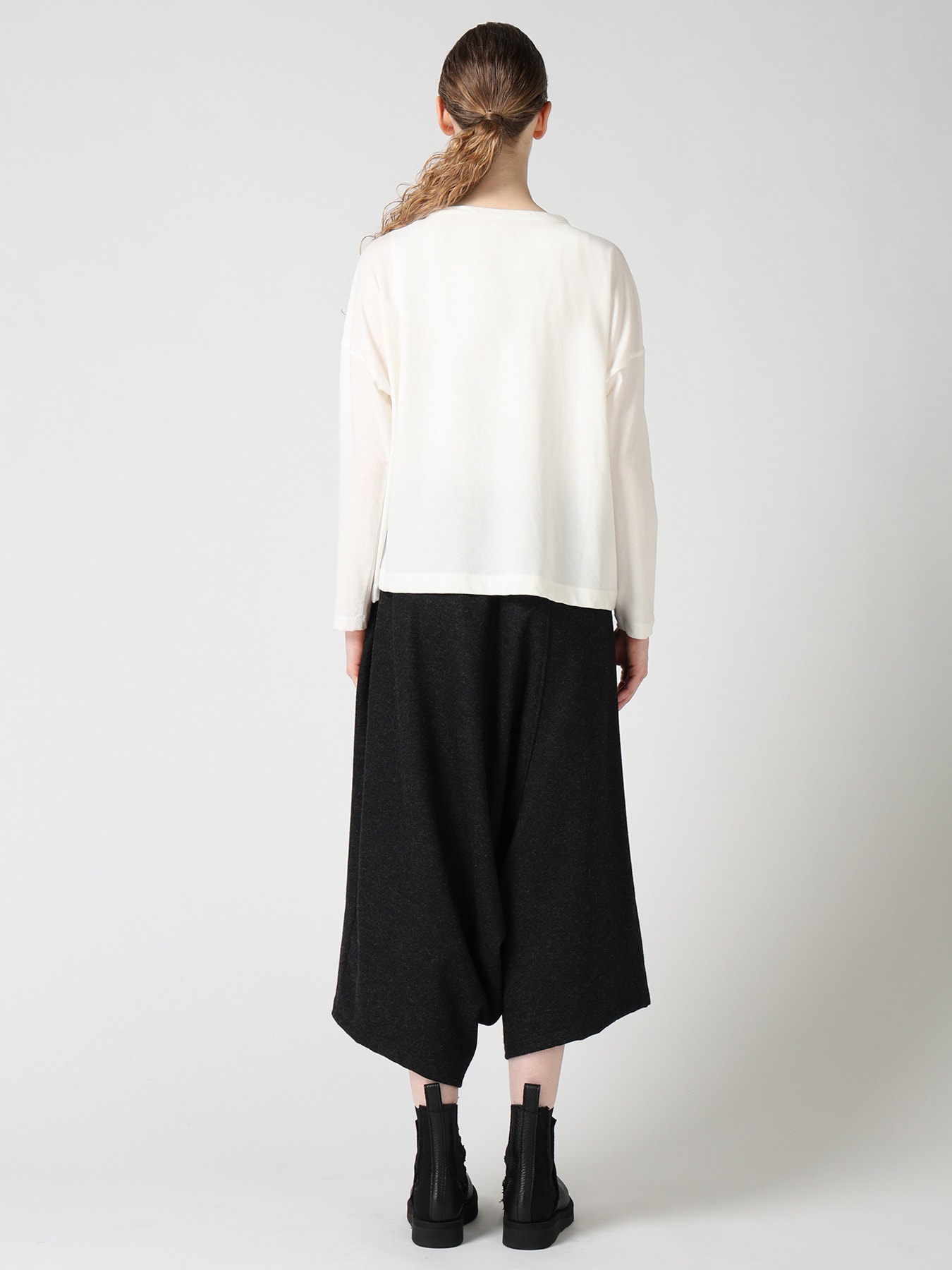 HARD TWISTED JERSEY ROUND NECK SHORT T-SHIRT