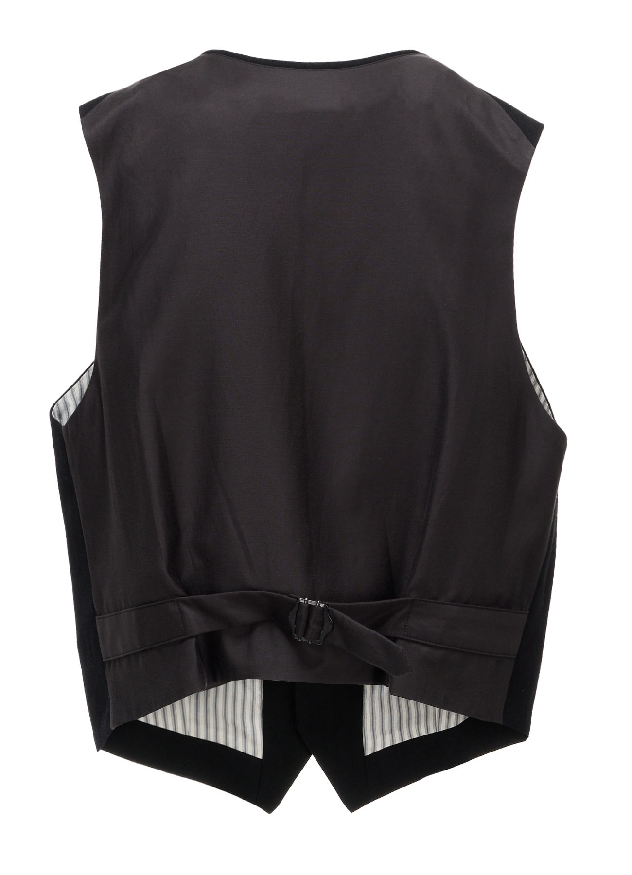 HERRINGBONE COLLARLESS VEST