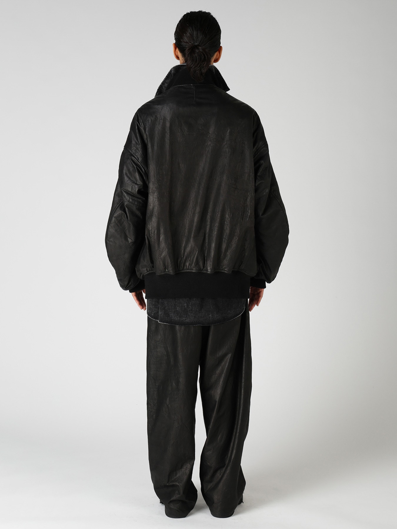 SOFT LEATHER DOUBLE ZIP BLOUSON