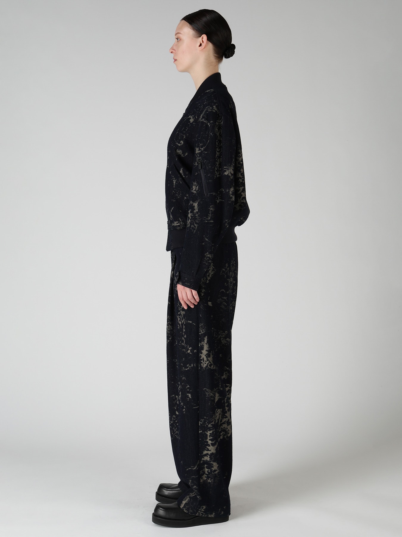 DENIM JACQUARD BLOUSON