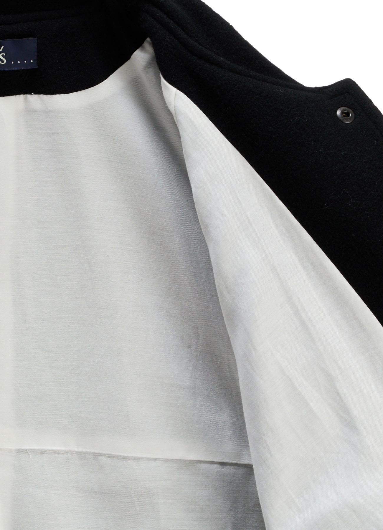 CASHMERE KNIT FLEECE SAILOR COLLAR JACKET
