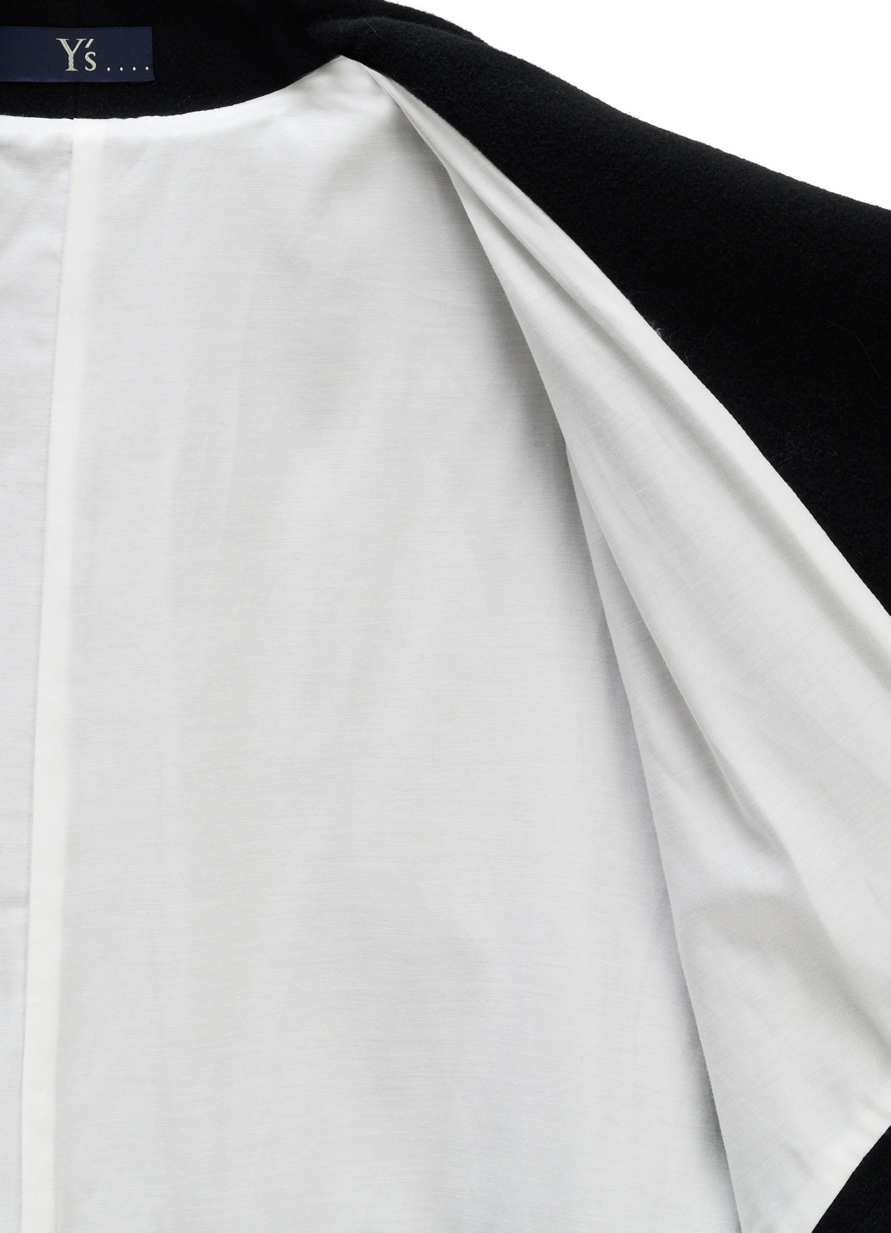 CASHMERE KNIT FLEECE WRAP BLOUSON