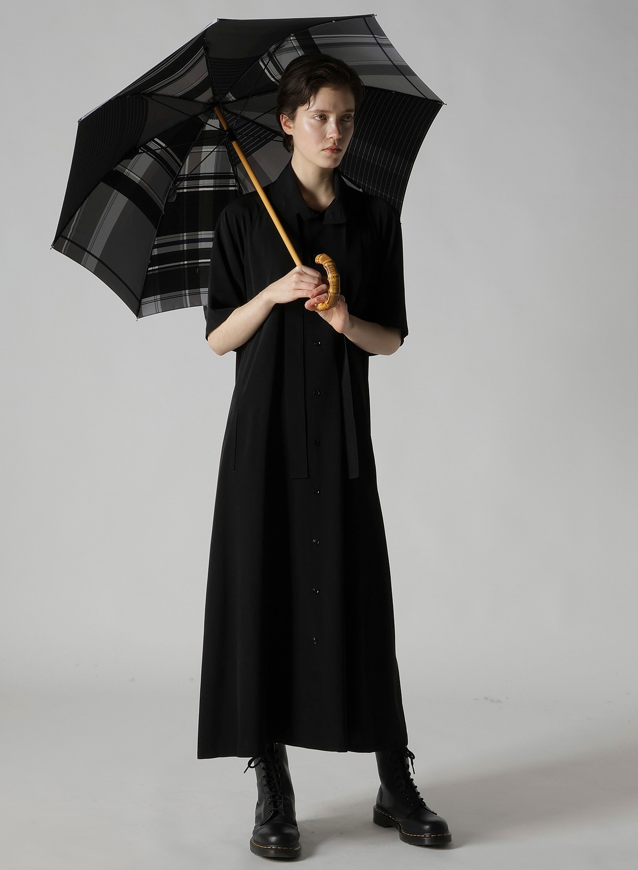 Y's × Traditional Weatherwear PLAID UMBRELLA