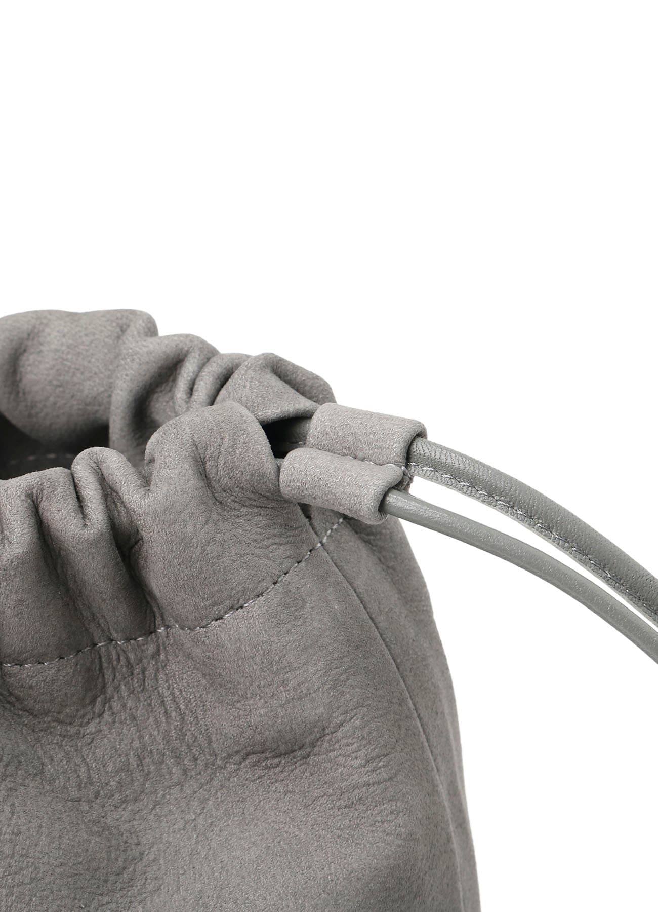 LEATHER STRING LEATHER POUCH