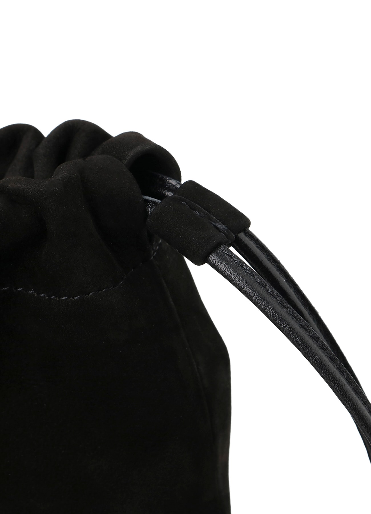 LEATHER STRING LEATHER POUCH