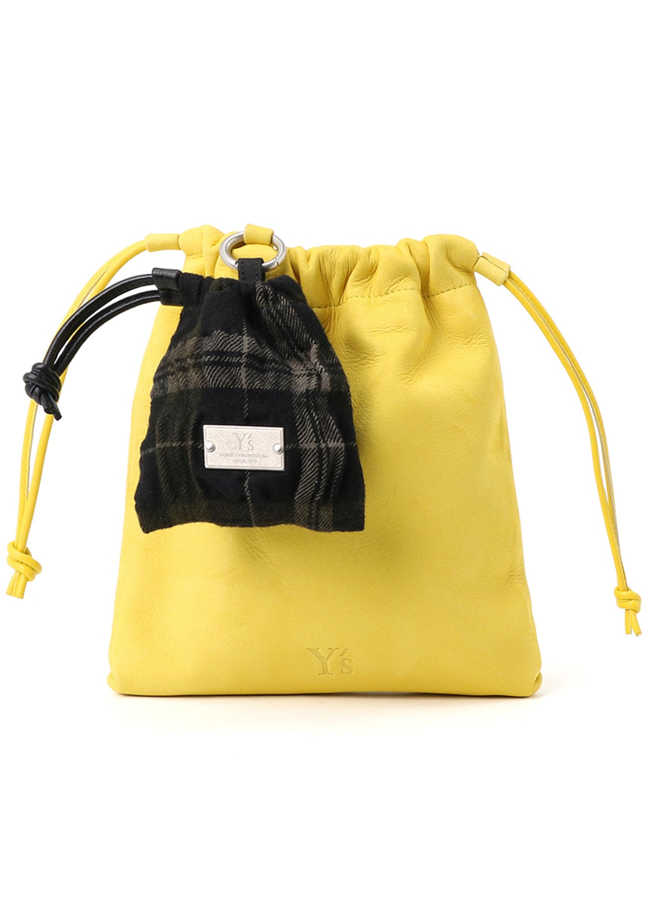 LEATHER STRING LEATHER POUCH