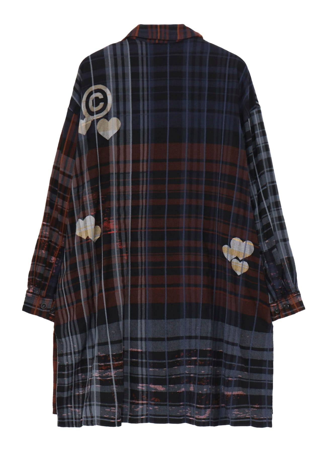 Y’s × CPD HOOME PLAID BLOUSE
