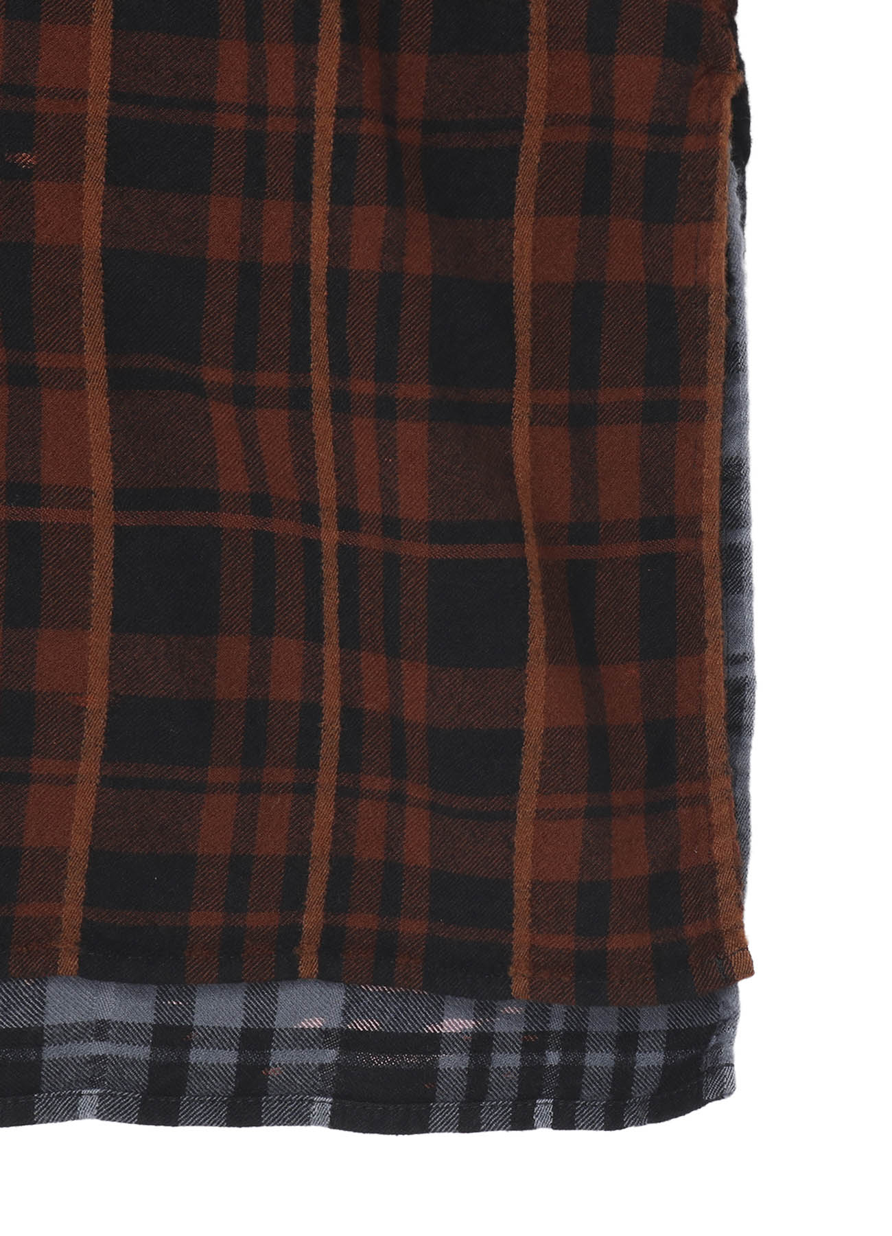 Y’s × CPD HOOME PLAID BLOUSE