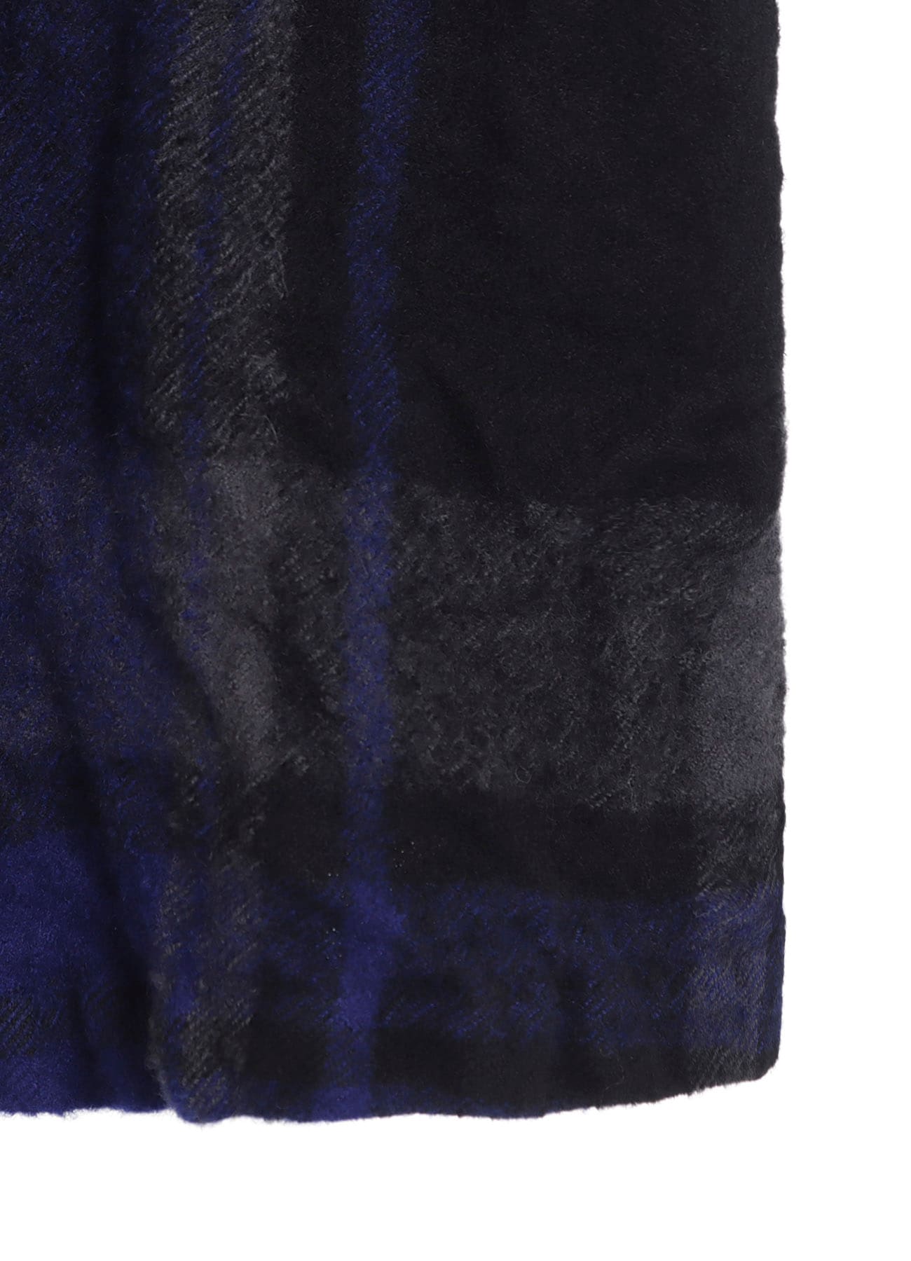 MILLED WOOL PLAID COAT