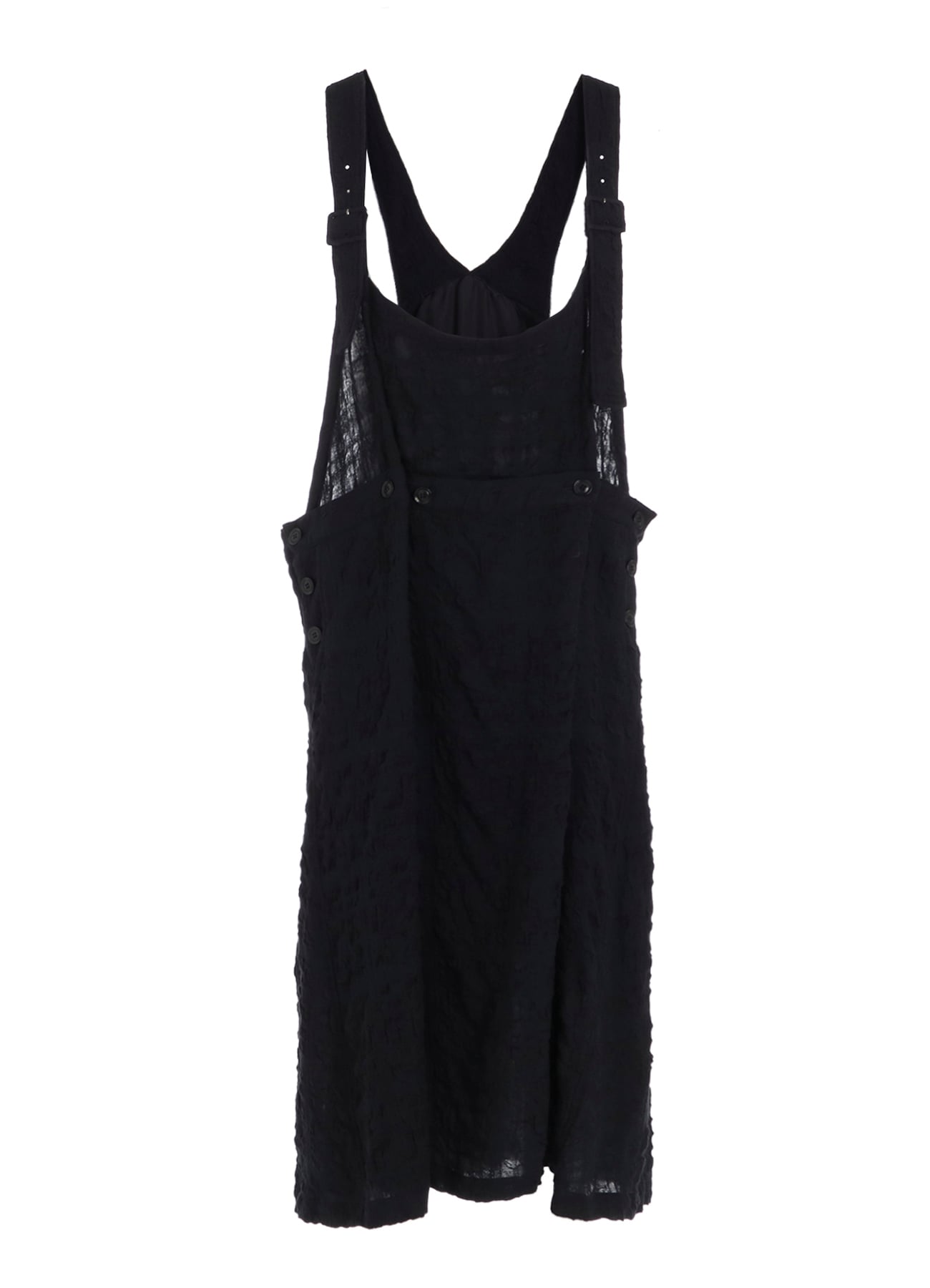 MILLED COTTON WOOL PLAID DRESS