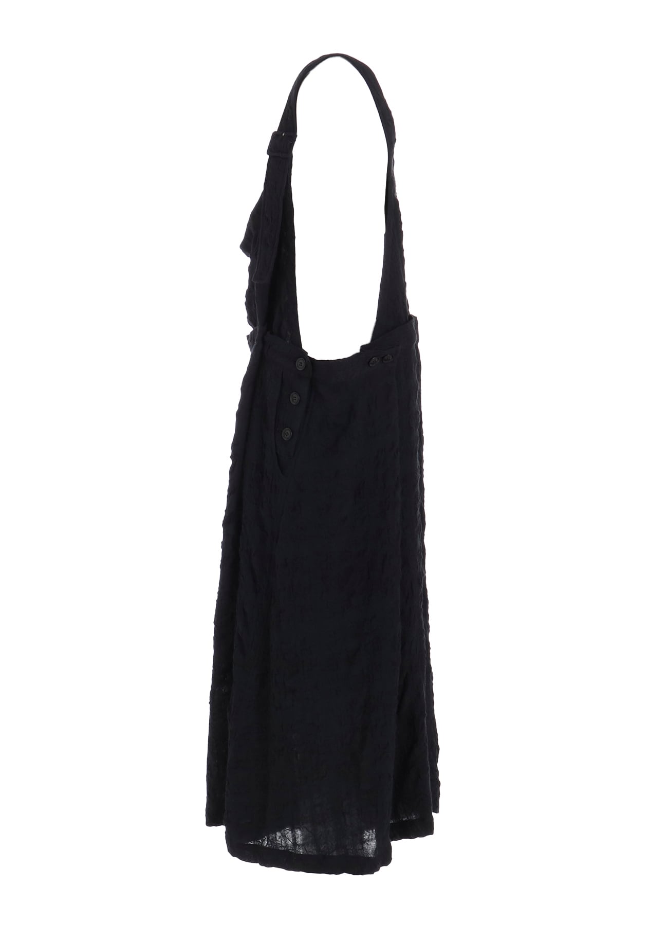 MILLED COTTON WOOL PLAID DRESS