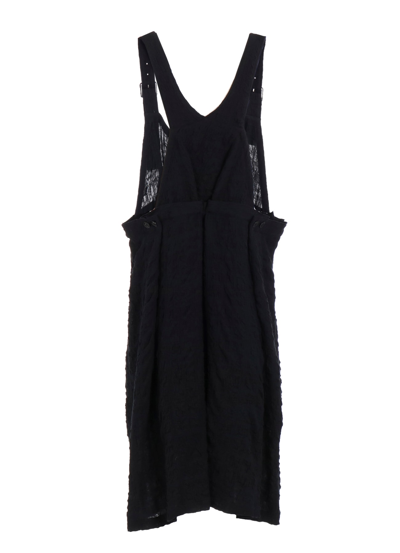 MILLED COTTON WOOL PLAID DRESS