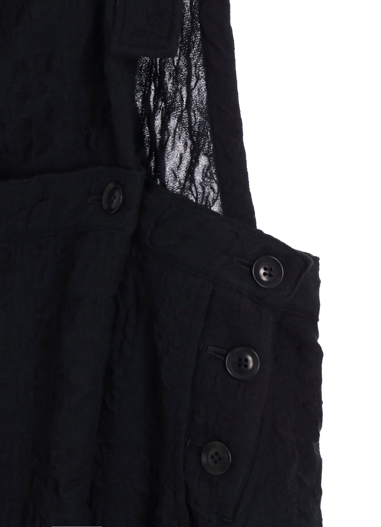 MILLED COTTON WOOL PLAID DRESS