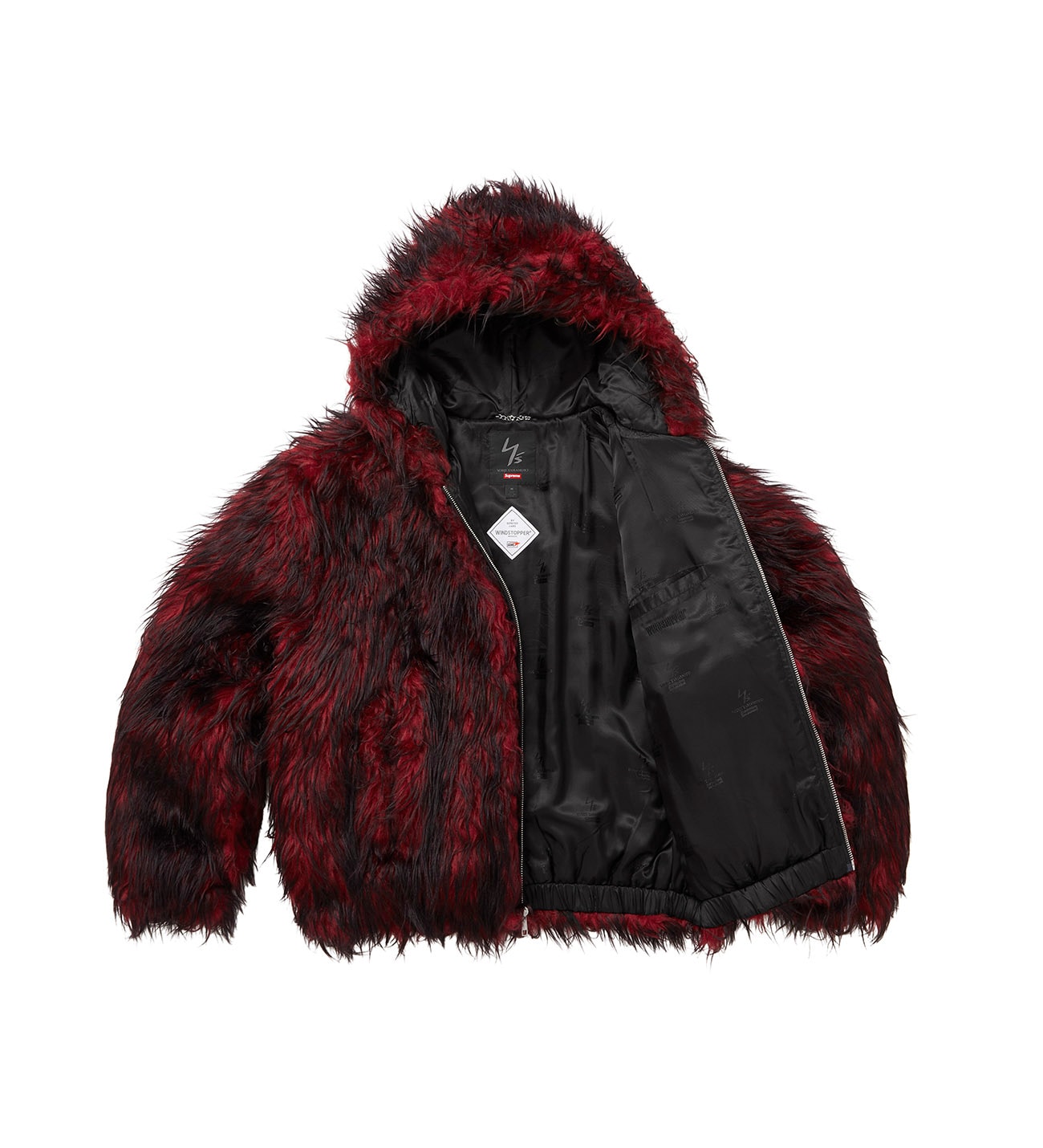Y's/Supreme HOODED BOMBER JACKET