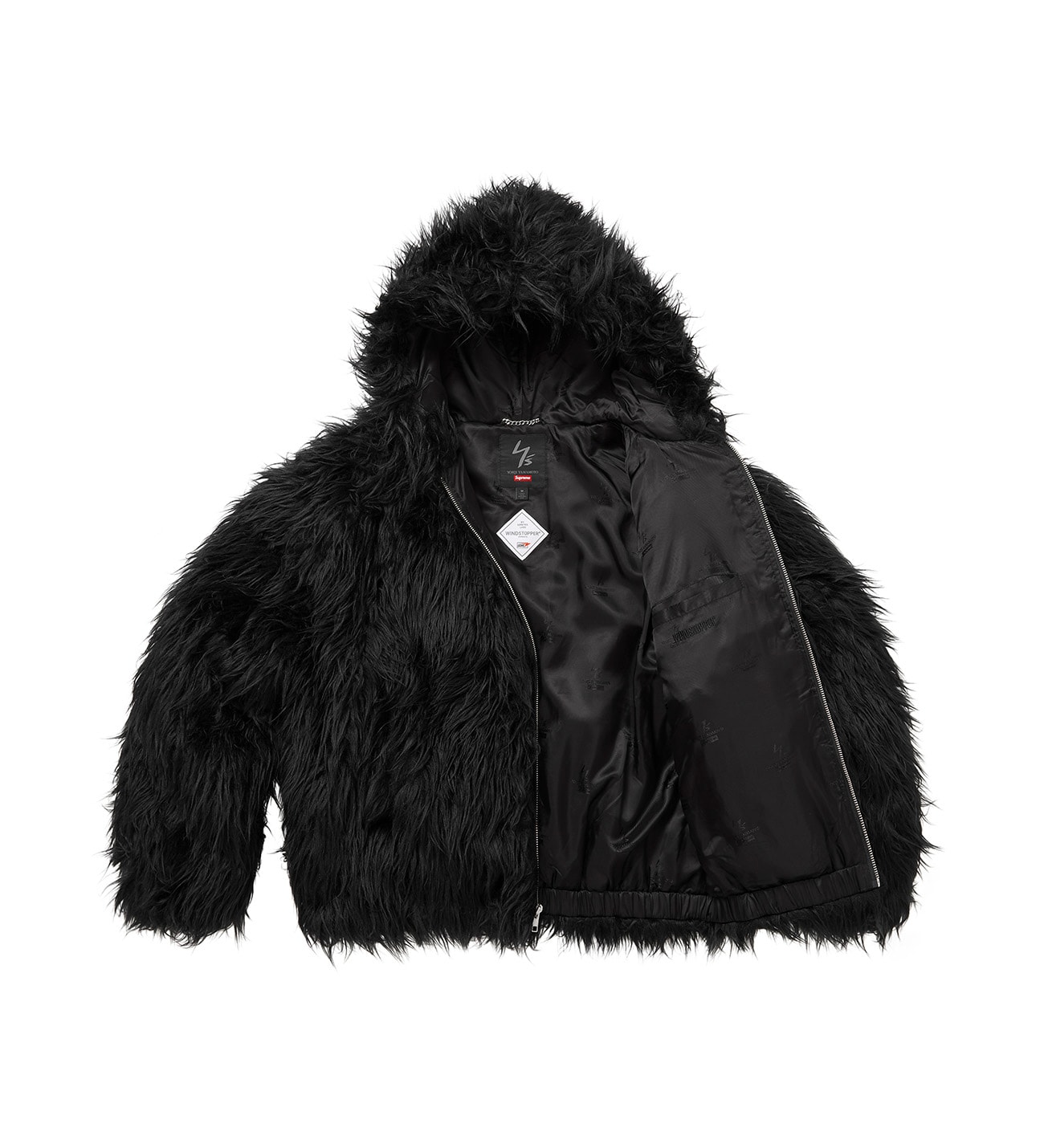 Y's/Supreme HOODED BOMBER JACKET