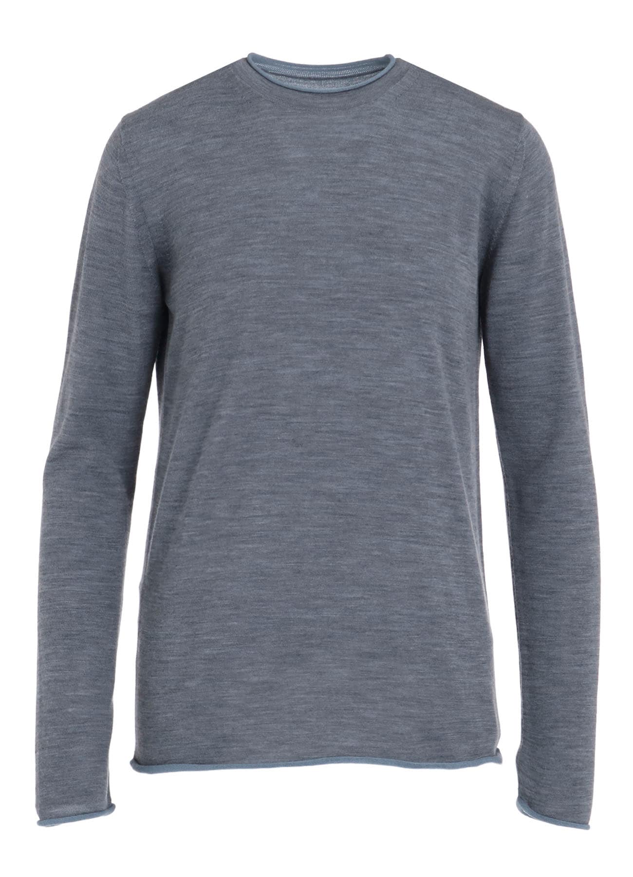 WOOL MULTICOLOR ROUND NECK KNIT