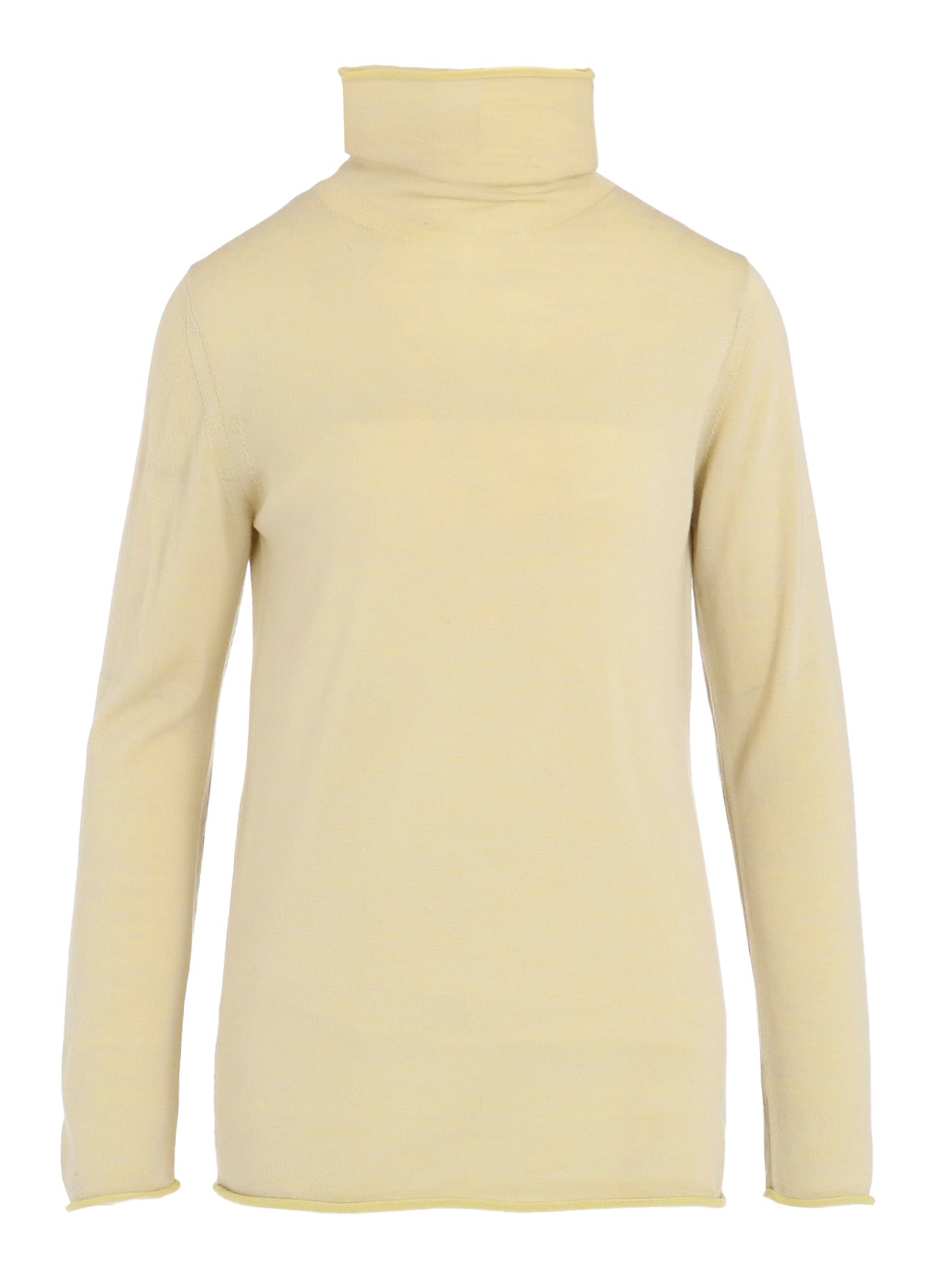 WOOL MULTICOLOR HIGH NECK KNIT