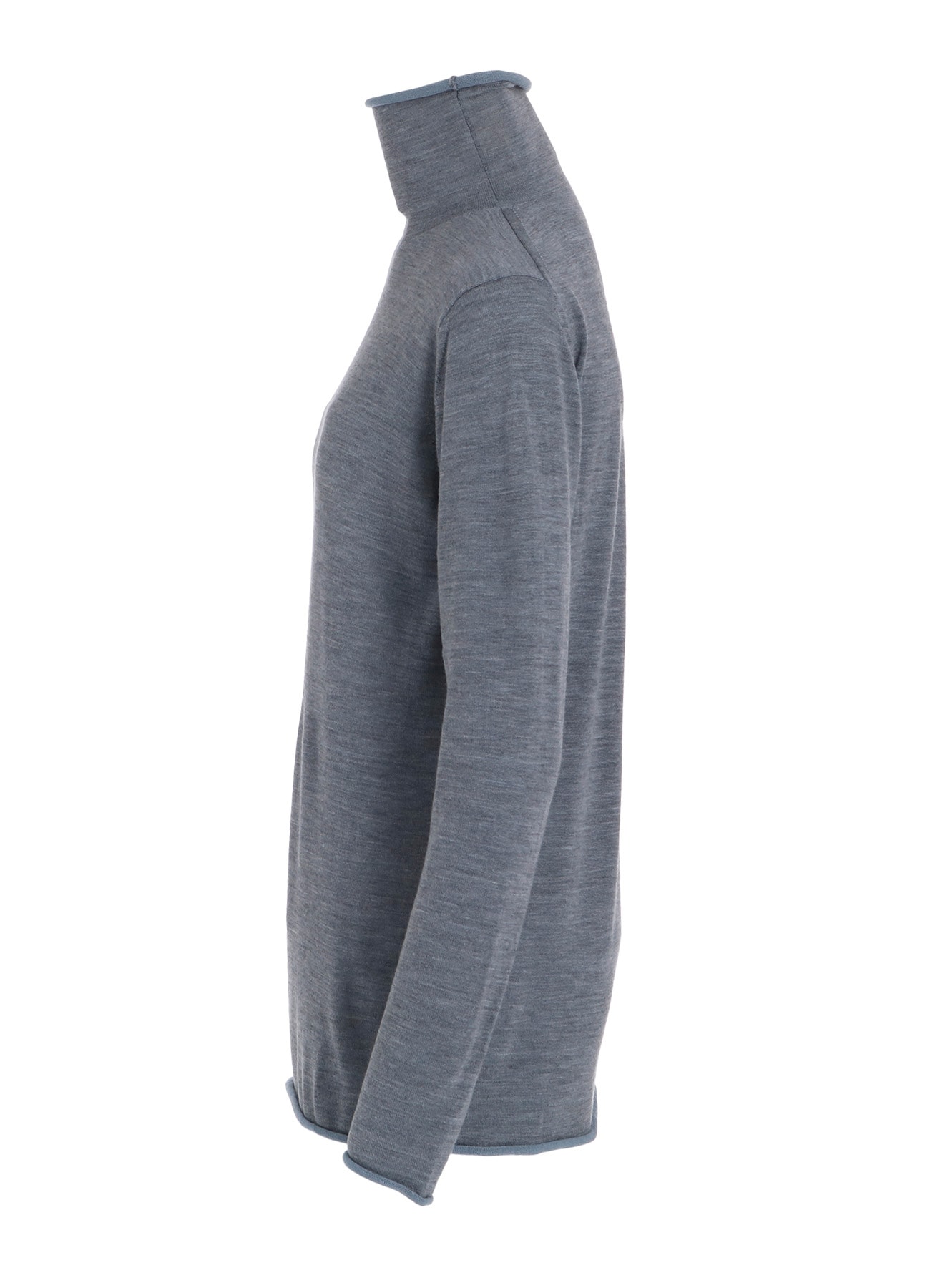 WOOL MULTICOLOR HIGH NECK KNIT