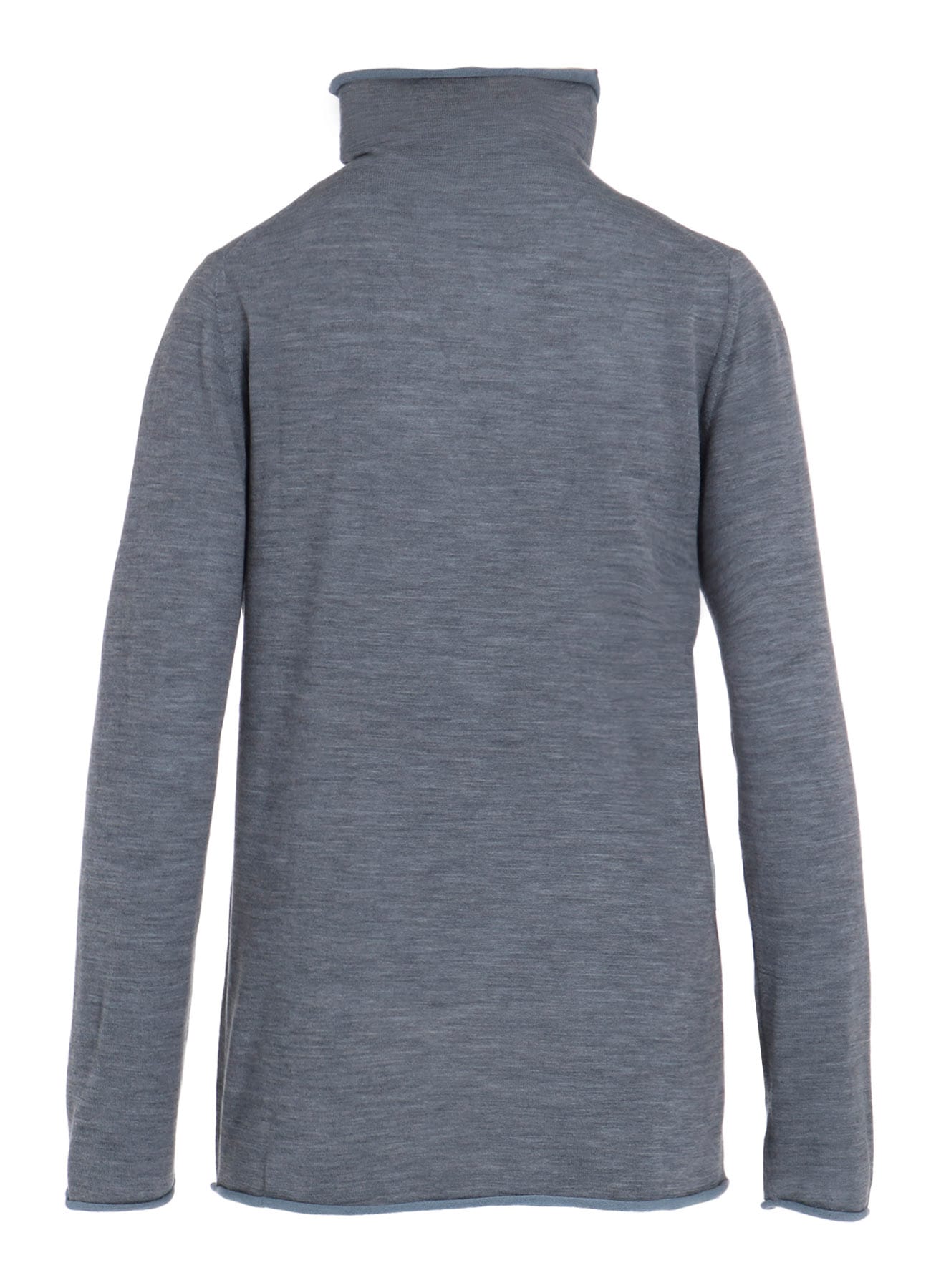 WOOL MULTICOLOR HIGH NECK KNIT