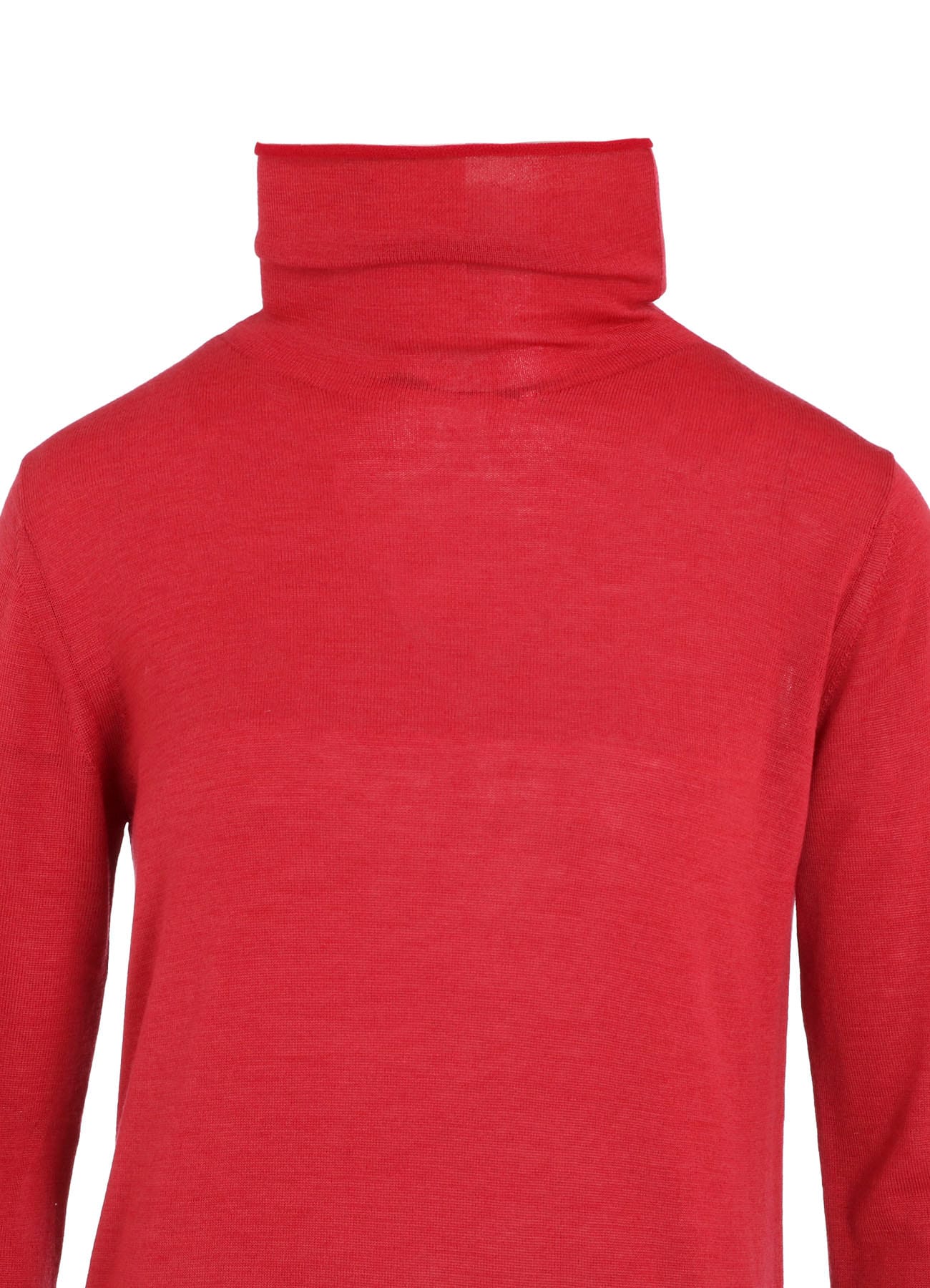 WOOL MULTICOLOR HIGH NECK KNIT