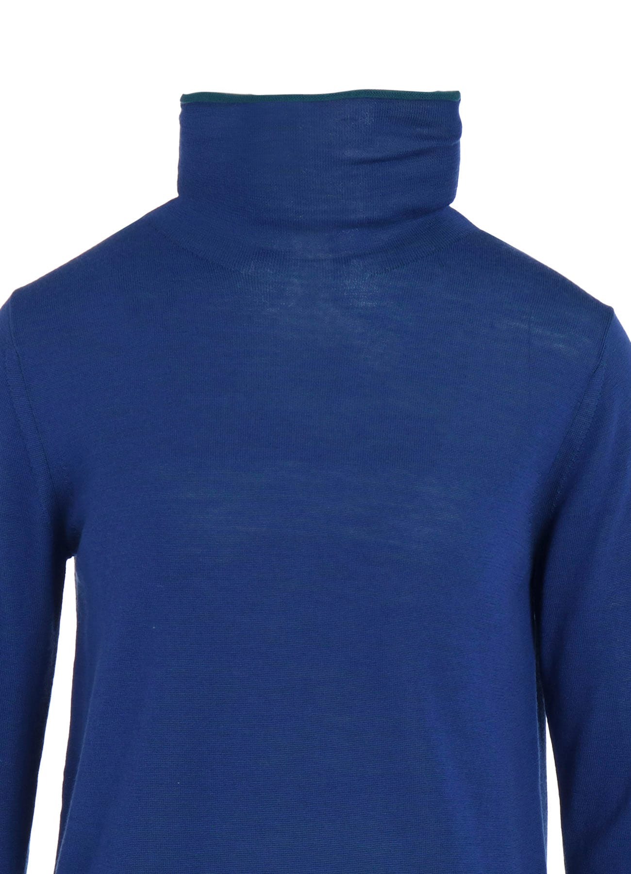 WOOL MULTICOLOR HIGH NECK KNIT