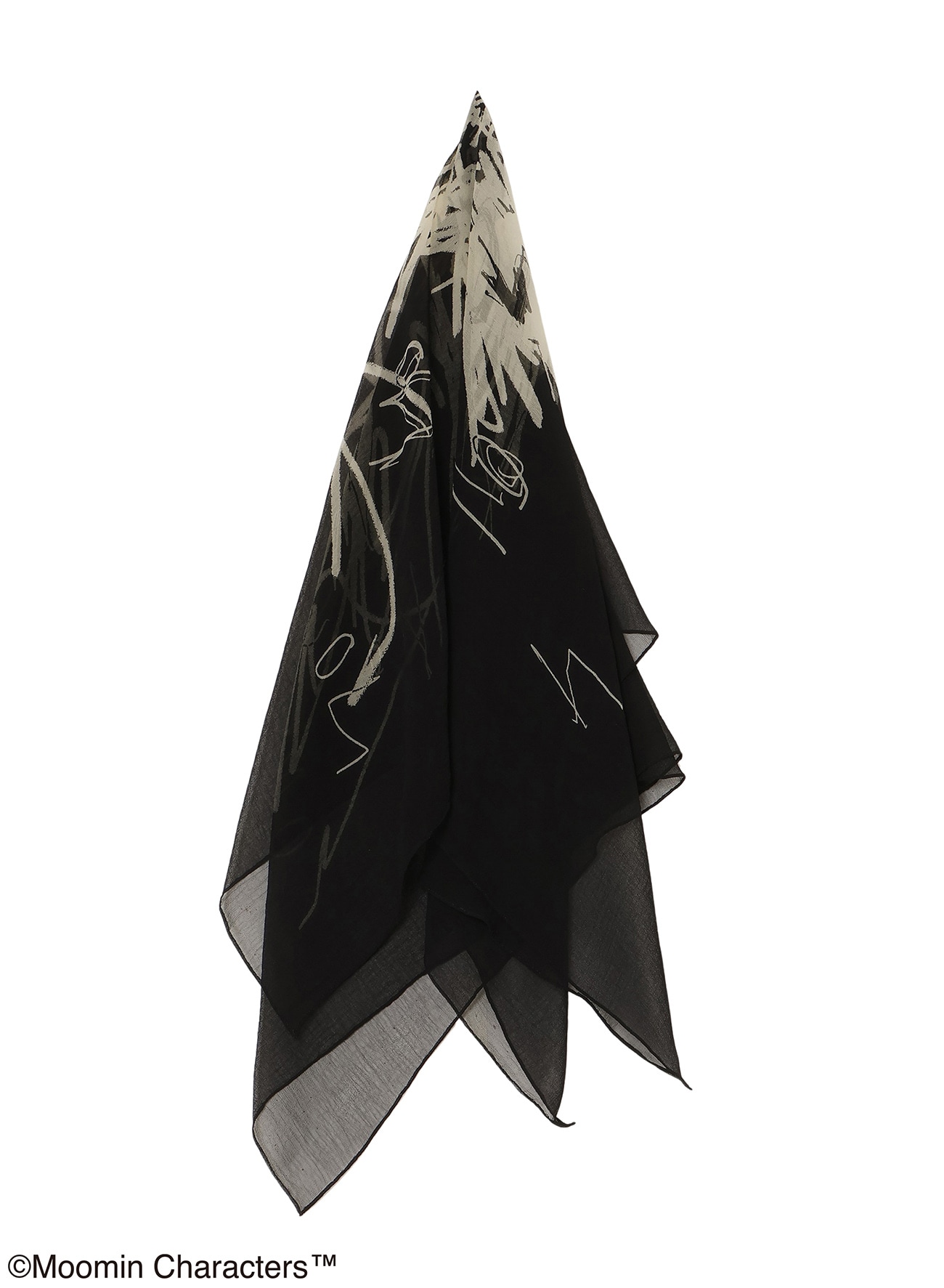 MOOMIN × a part of me. | Y’s NO! "STINKY" PRINT SCARF