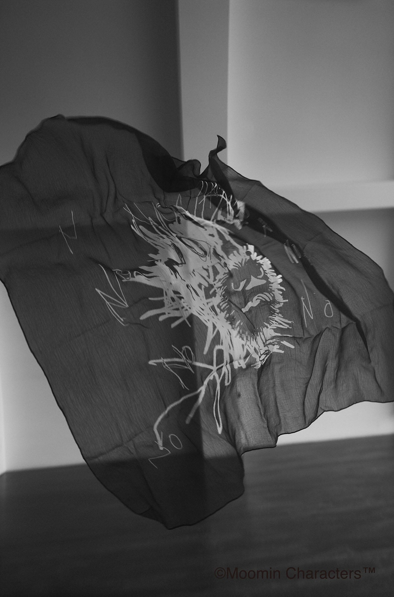 MOOMIN × a part of me. | Y’s NO! "STINKY" PRINT SCARF