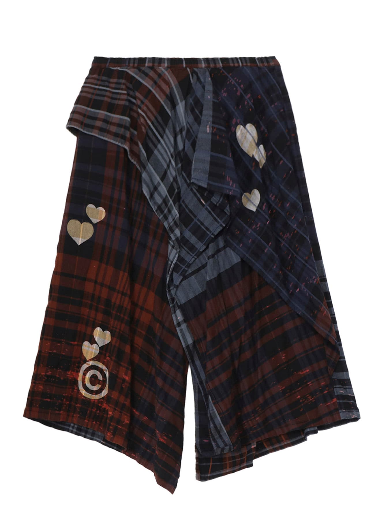 Y’s × CPD HOOME PLAID SKIRT