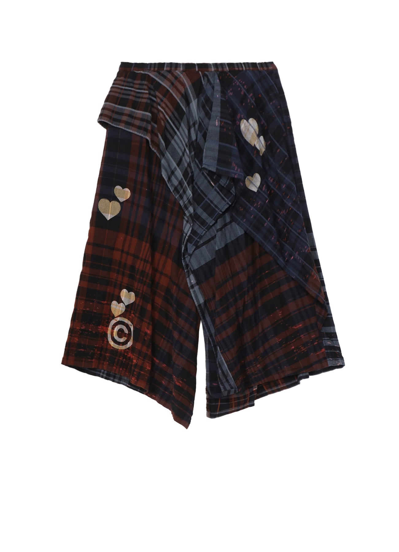 Y’s × CPD HOOME PLAID SKIRT