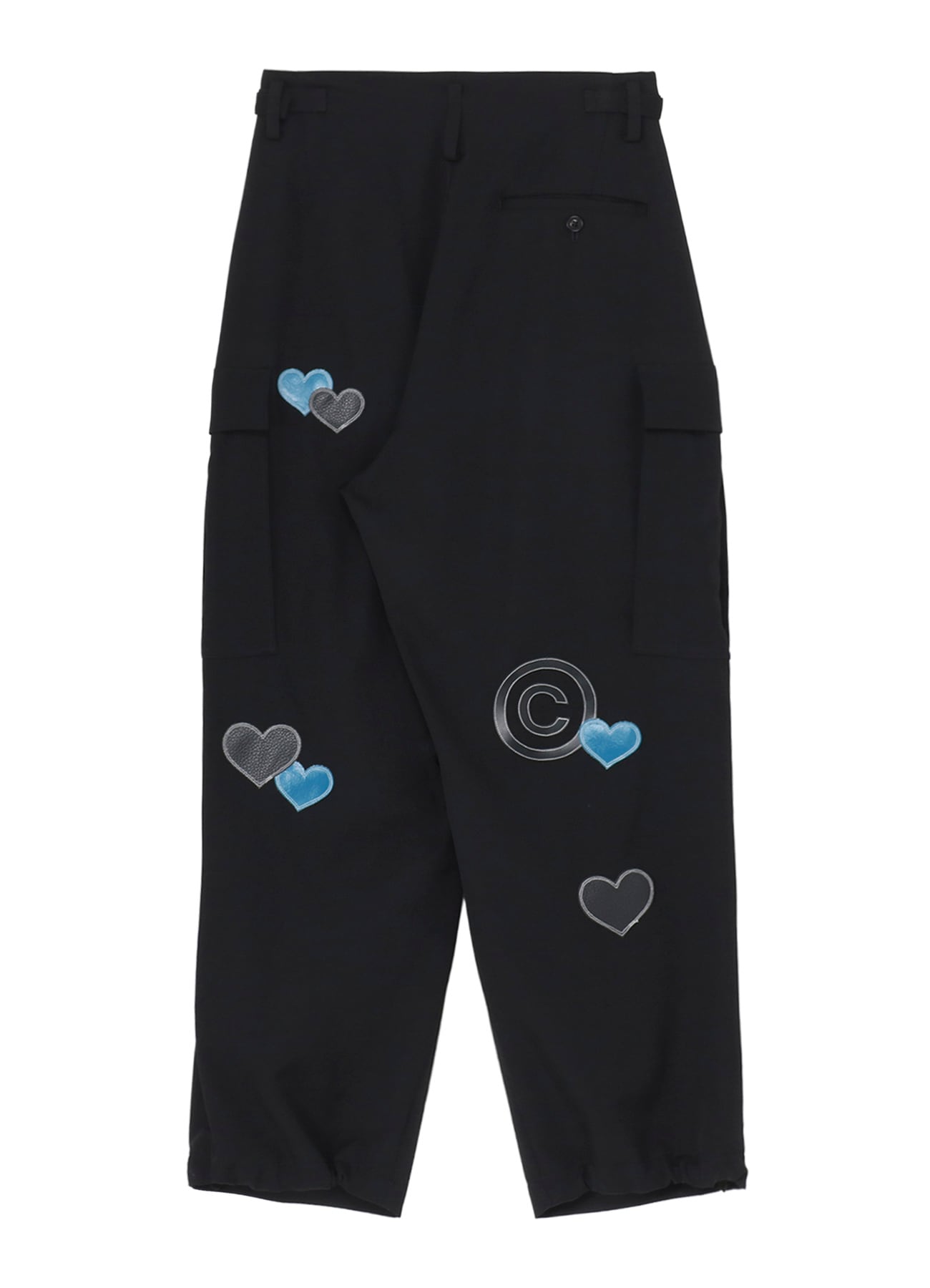 Y’s × CPD HOOME LOVE PATCH WOOL GABARDIN PANTS