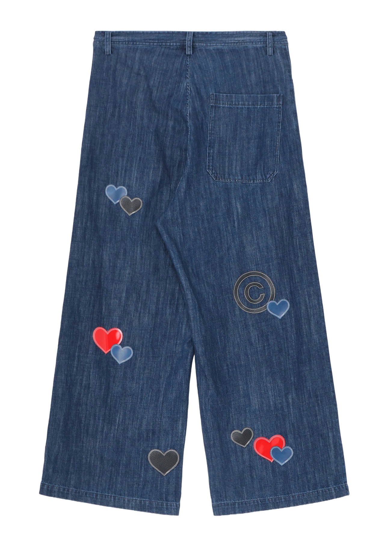Y’s × CPD HOOME LOVE PATCH DENIM PANTS