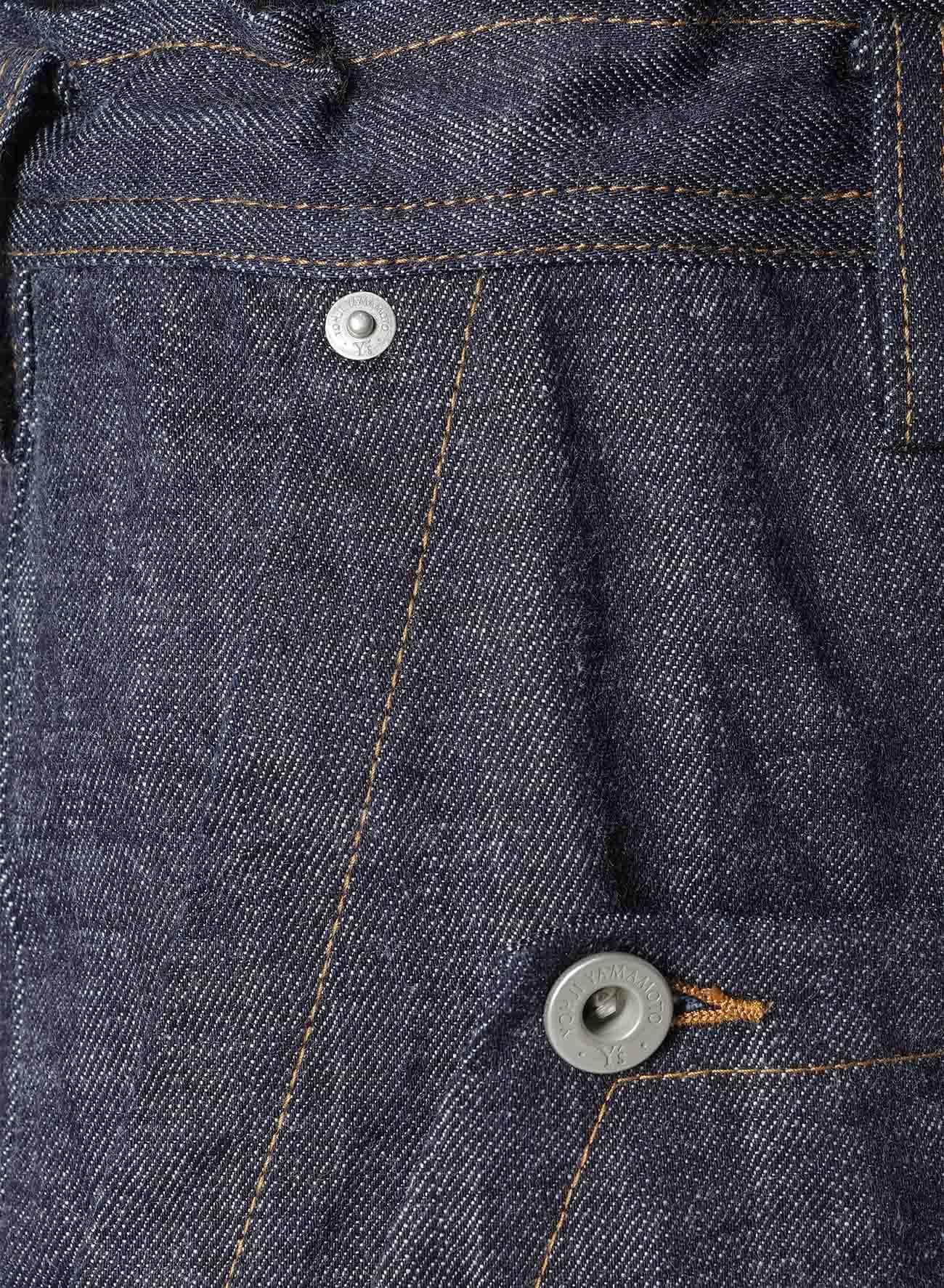 80OZ DENIM PATCHED-POCKET PANTS