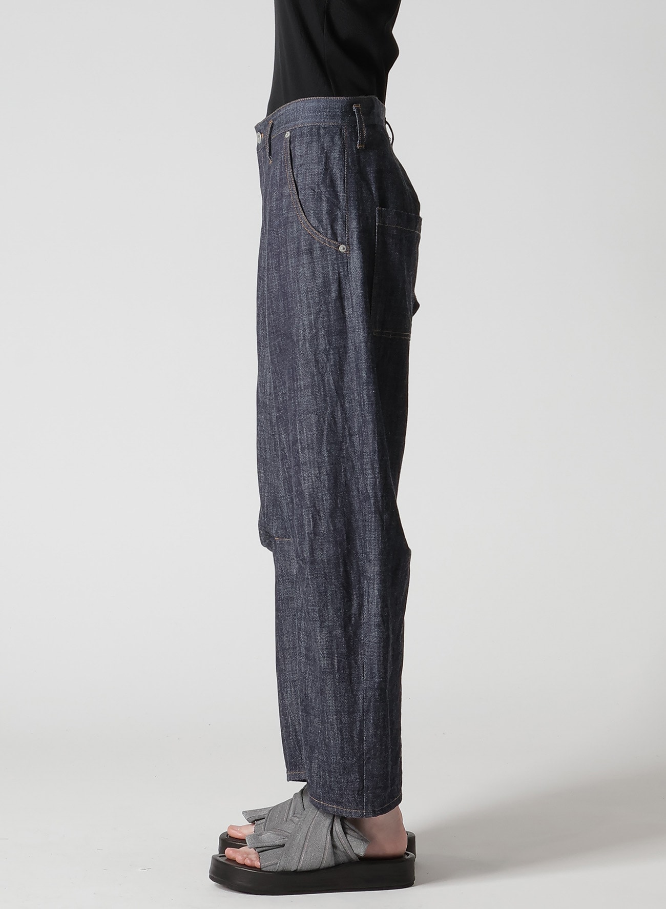 80OZ DENIM WIDE PANTS