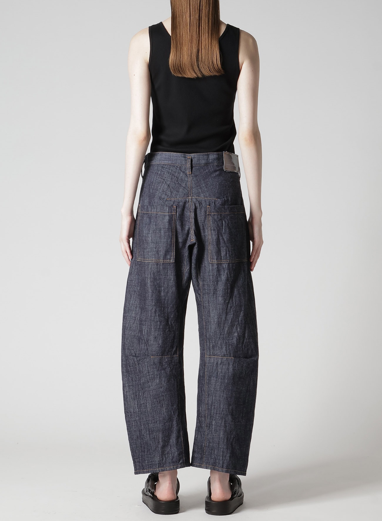 80OZ DENIM WIDE PANTS