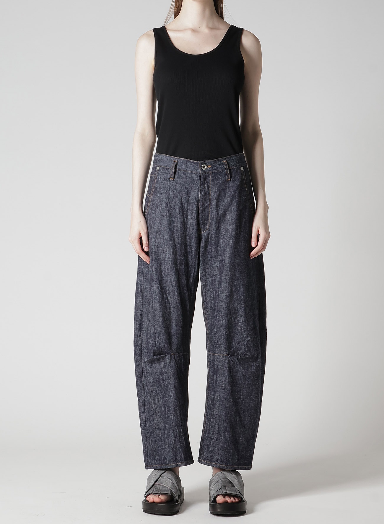 80OZ DENIM WIDE PANTS