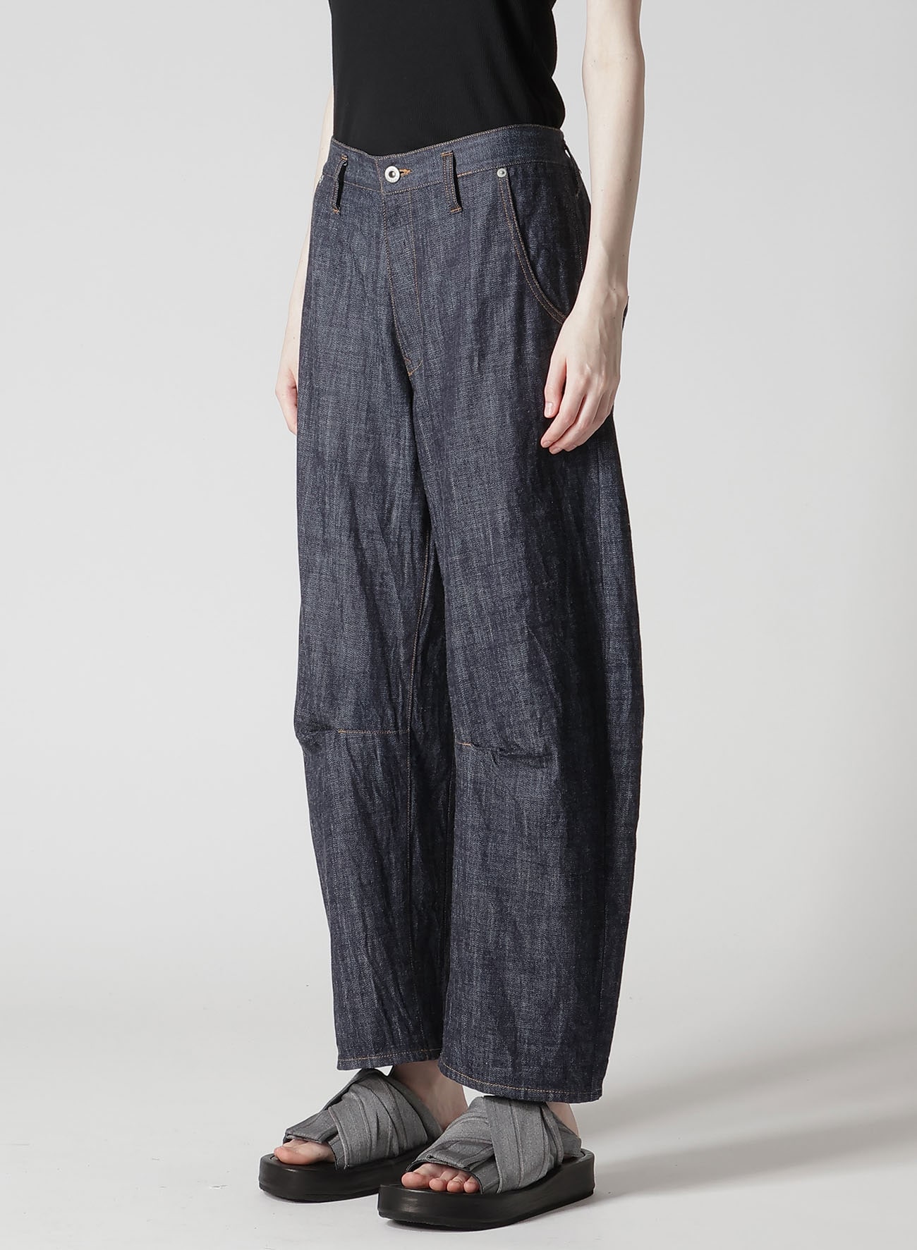 80OZ DENIM WIDE PANTS