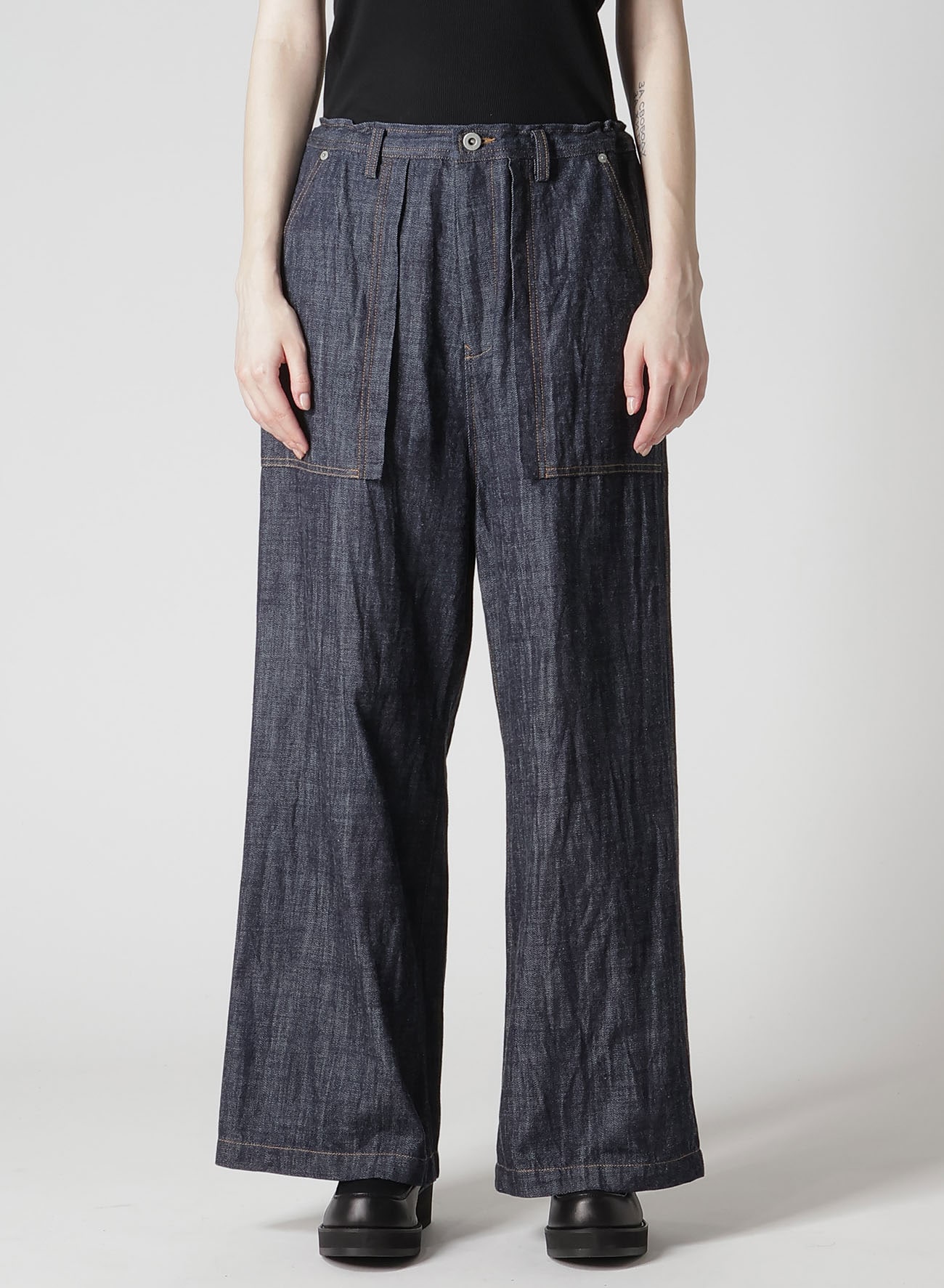 80OZ DENIM  LONG STRAIGHT PANTS