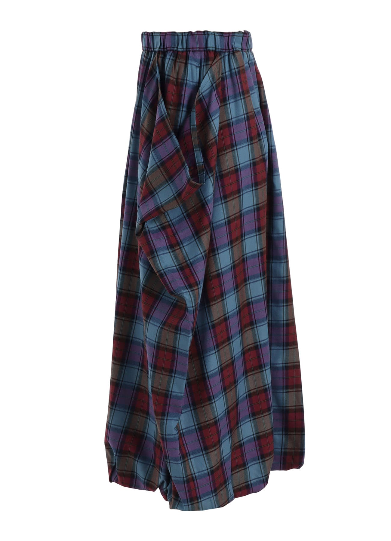 TWILL PLAID SKIRT